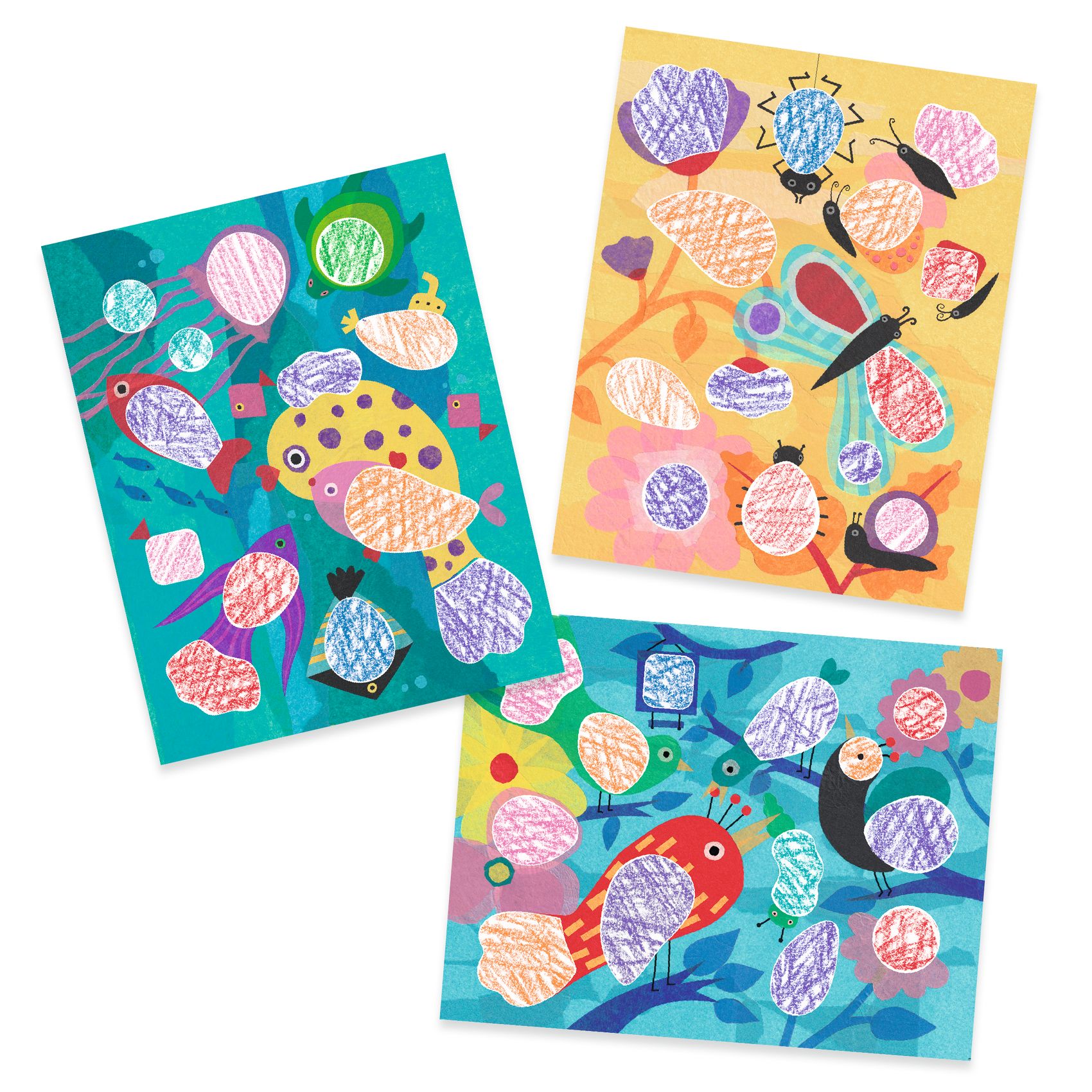 Színezés sablonokkal - Kismadár és társai - Birdie and Co