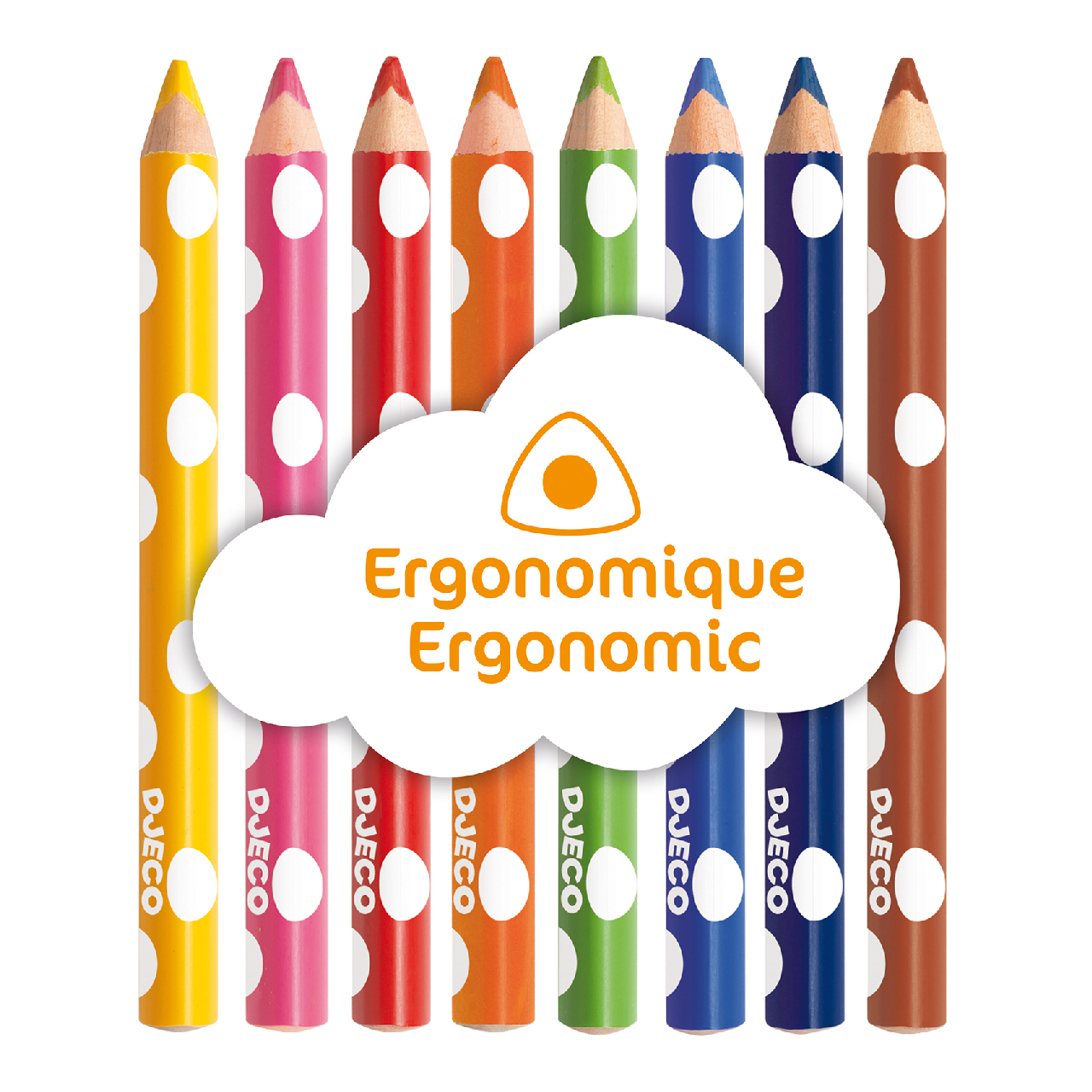 Színesceruza készlet piciknek - 8 szín - 8 colouring pencils for little ones