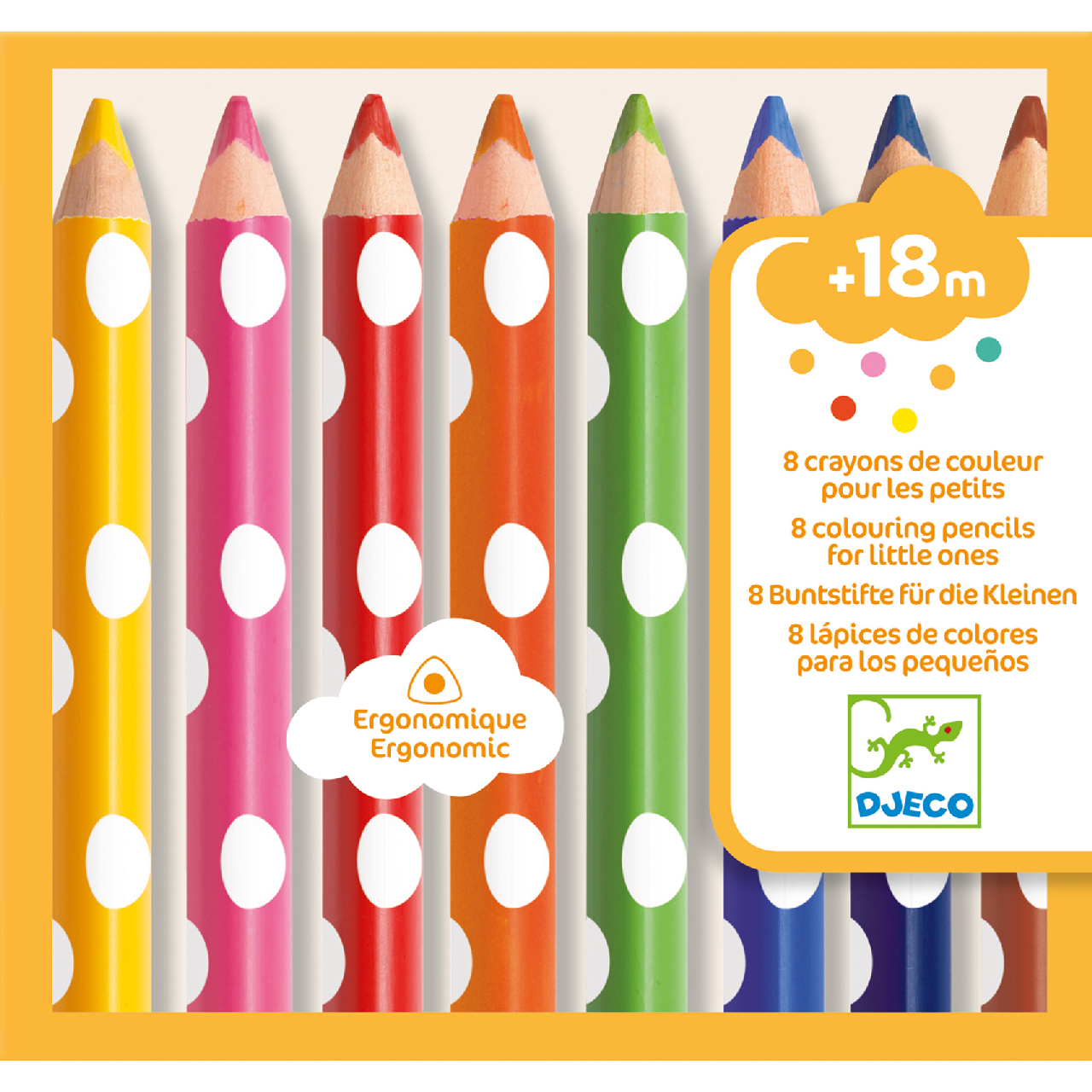 Színesceruza készlet piciknek - 8 szín - 8 colouring pencils for little ones