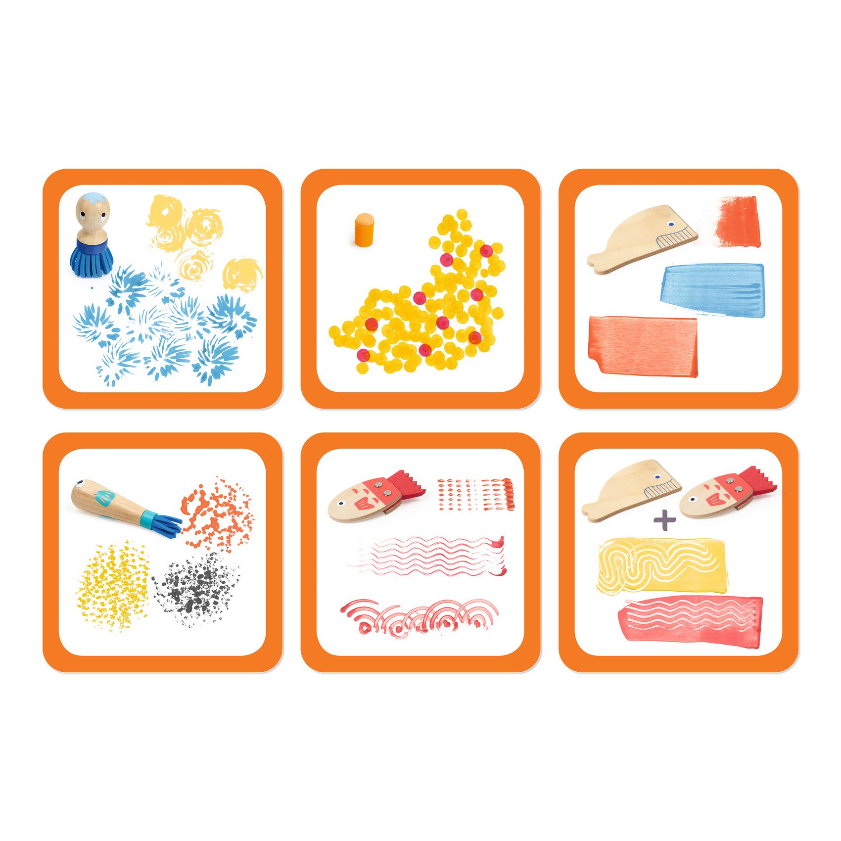 Festőműhely - Különleges festőeszközök kicsiknek - Unique tools for painting