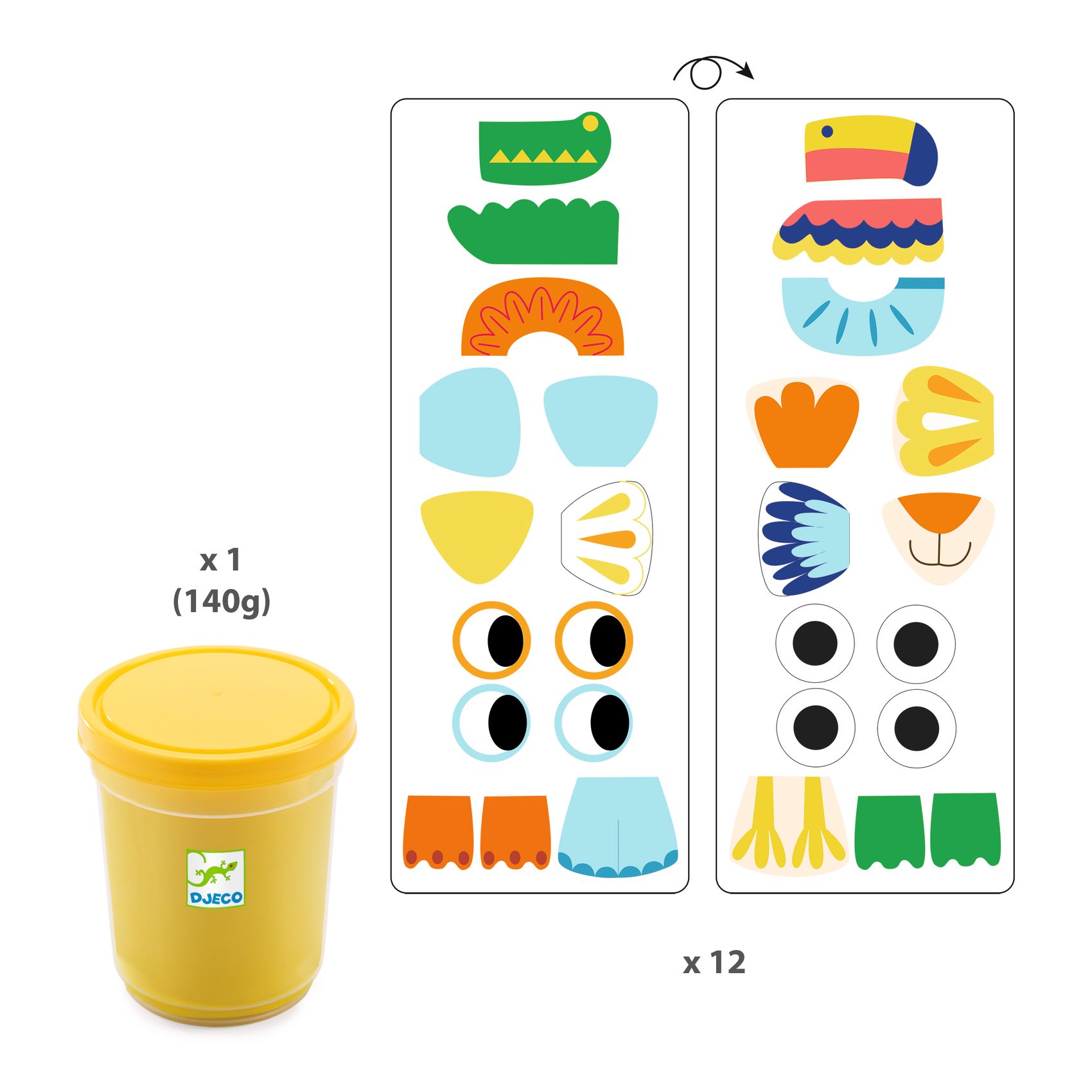 Gyurmaformázó készlet - Matató - Myanimodels