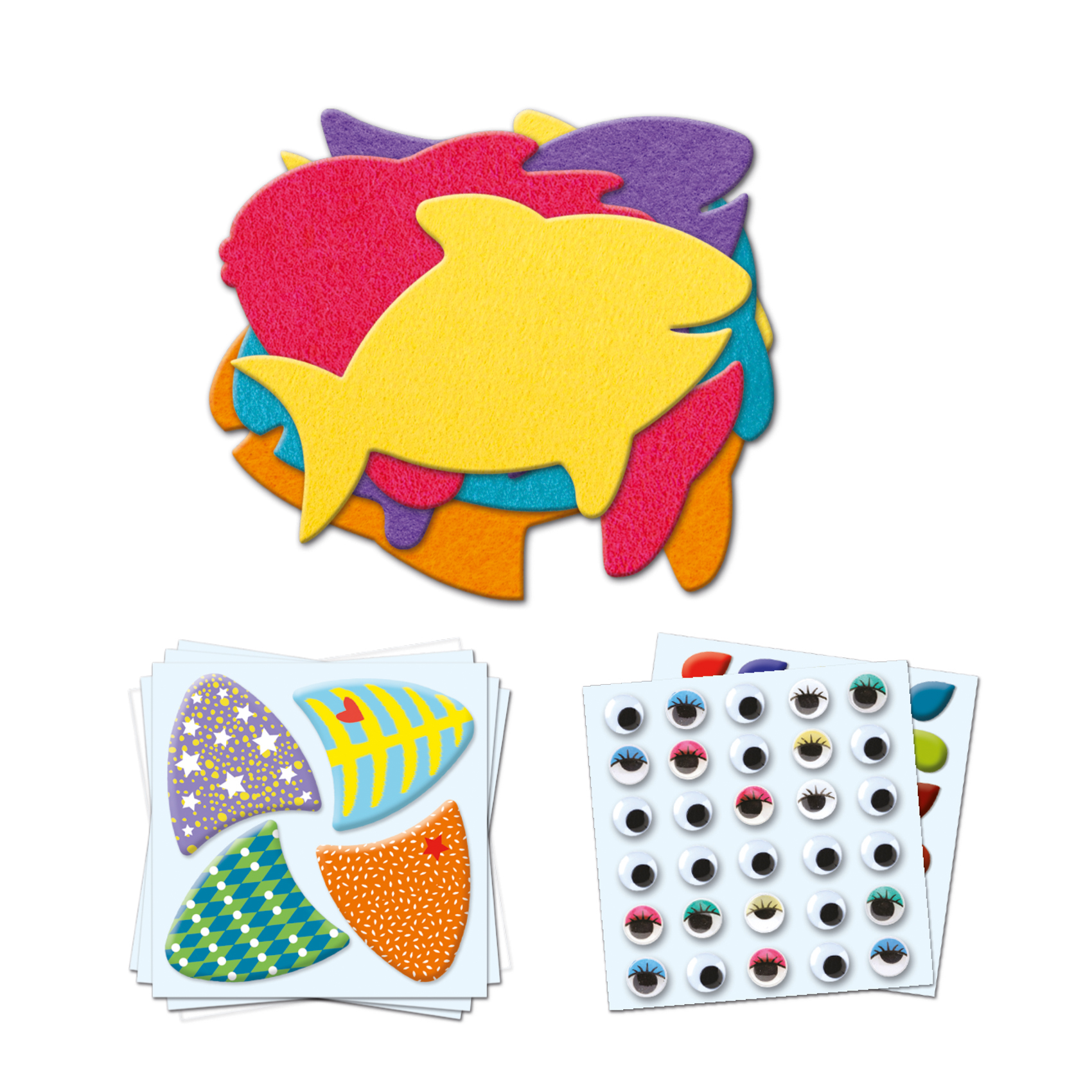 Matricázó képkészítés - Halacskás - I love fishes