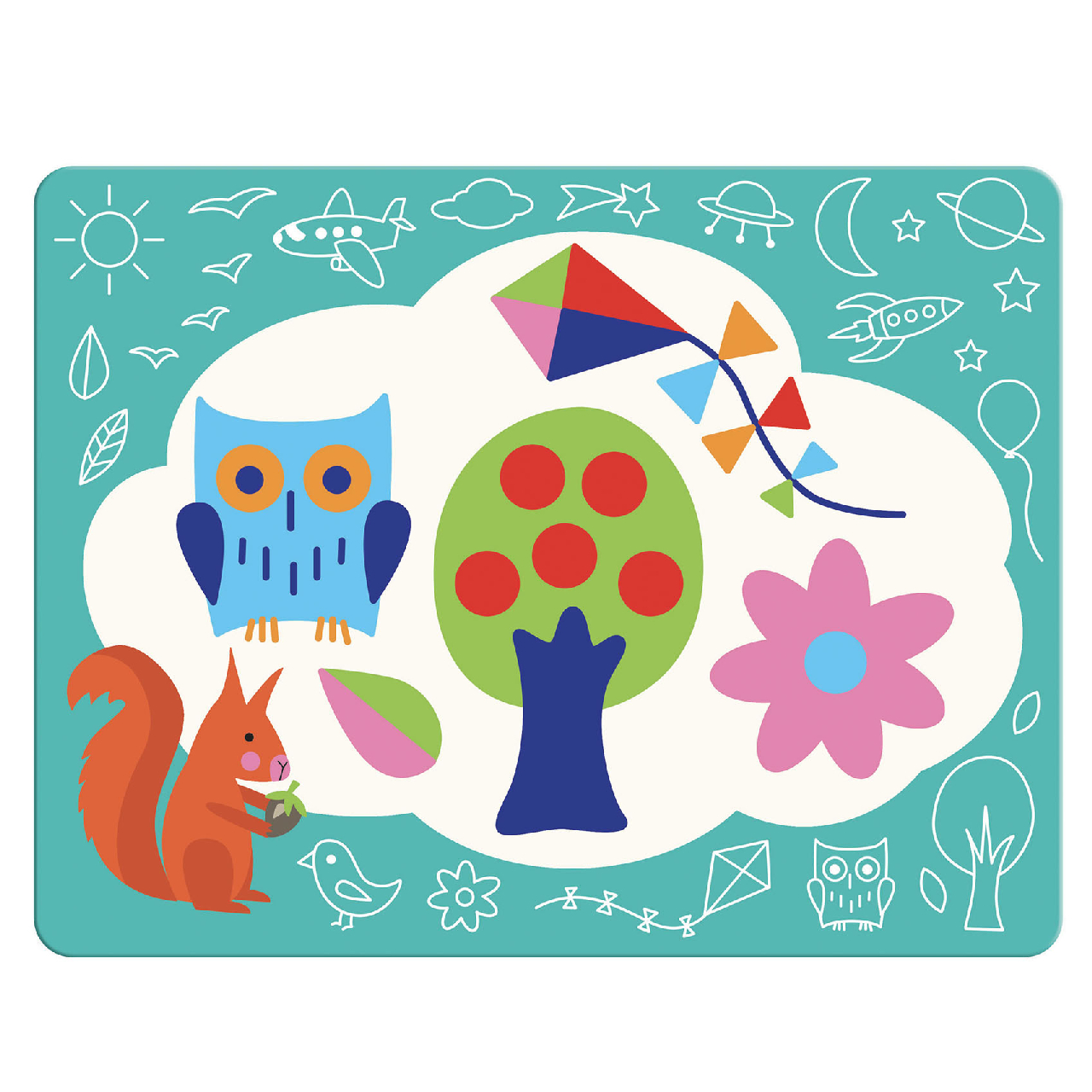 Vízzel színező készlet - Mágikus firka - Magic scribbles