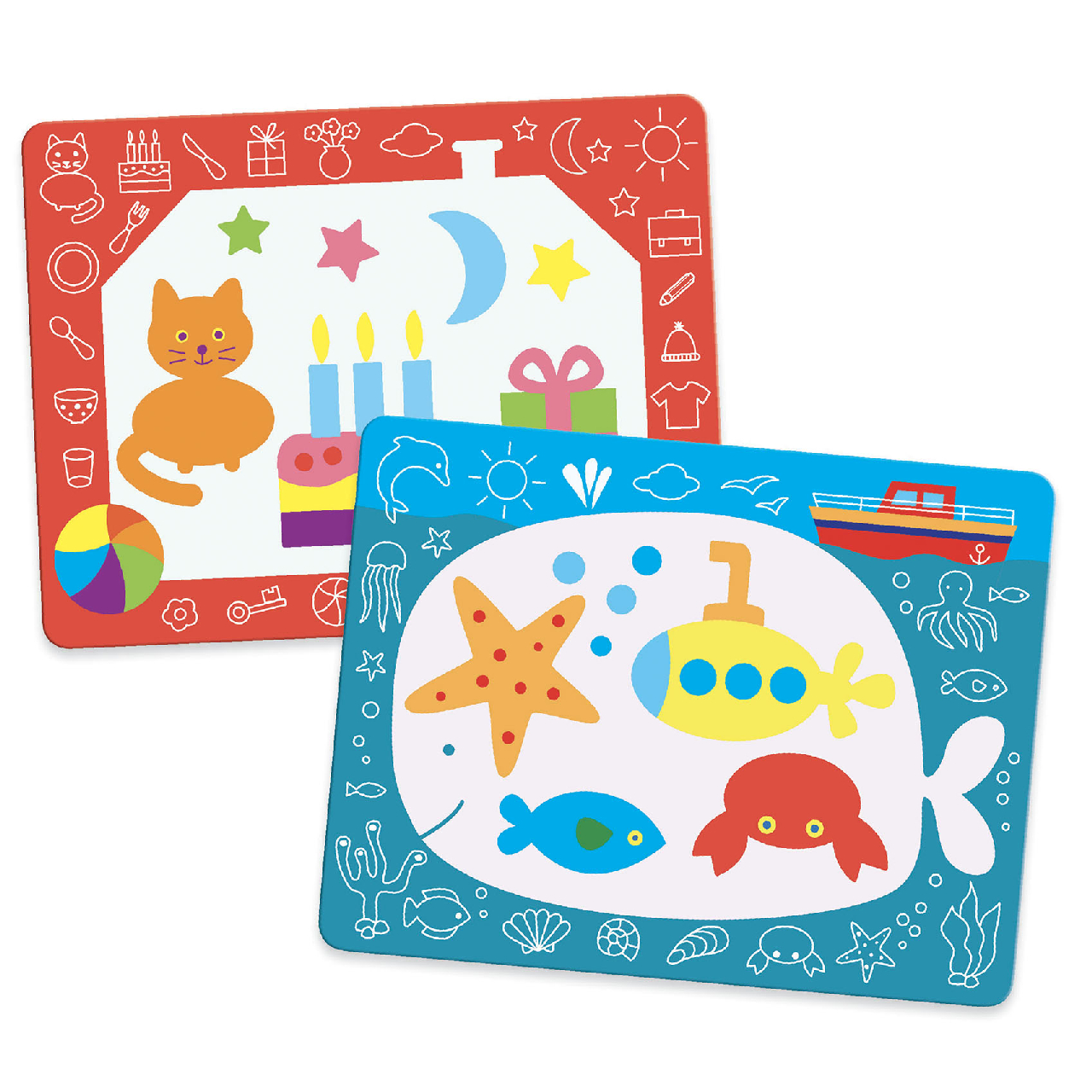 Vízzel színező készlet - Mágikus firka - Magic scribbles