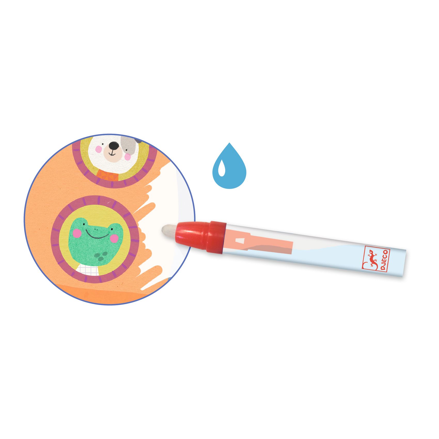 Vízzel színező készlet - Utazások - On the road