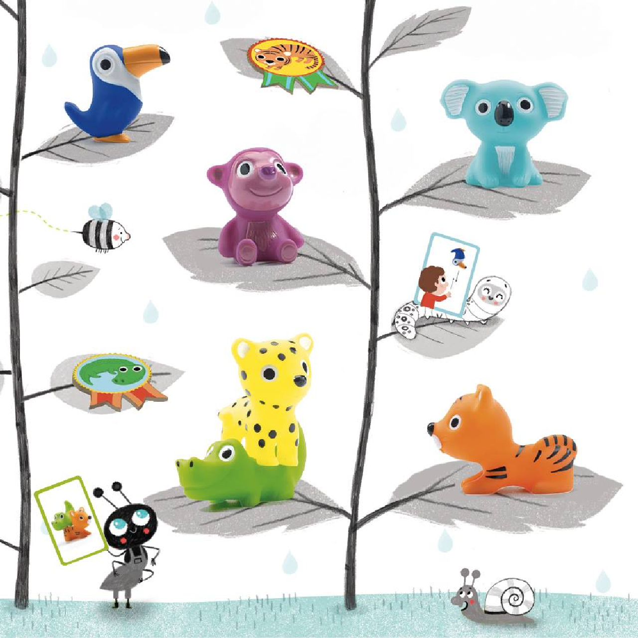 Állatfigurák - Vadállatok - Troopo-savana