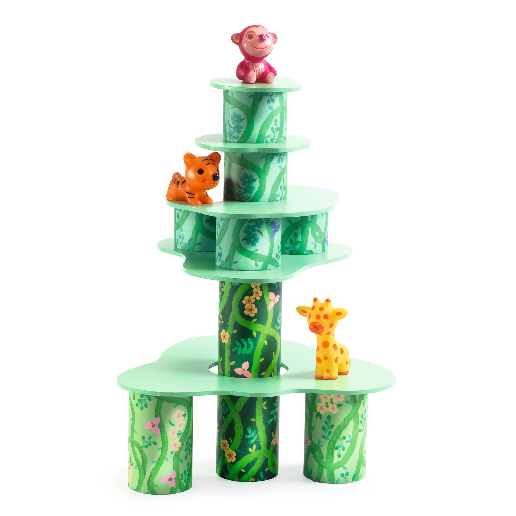 Toronyépítő játék - Csövek és lemezek - TopaniTube