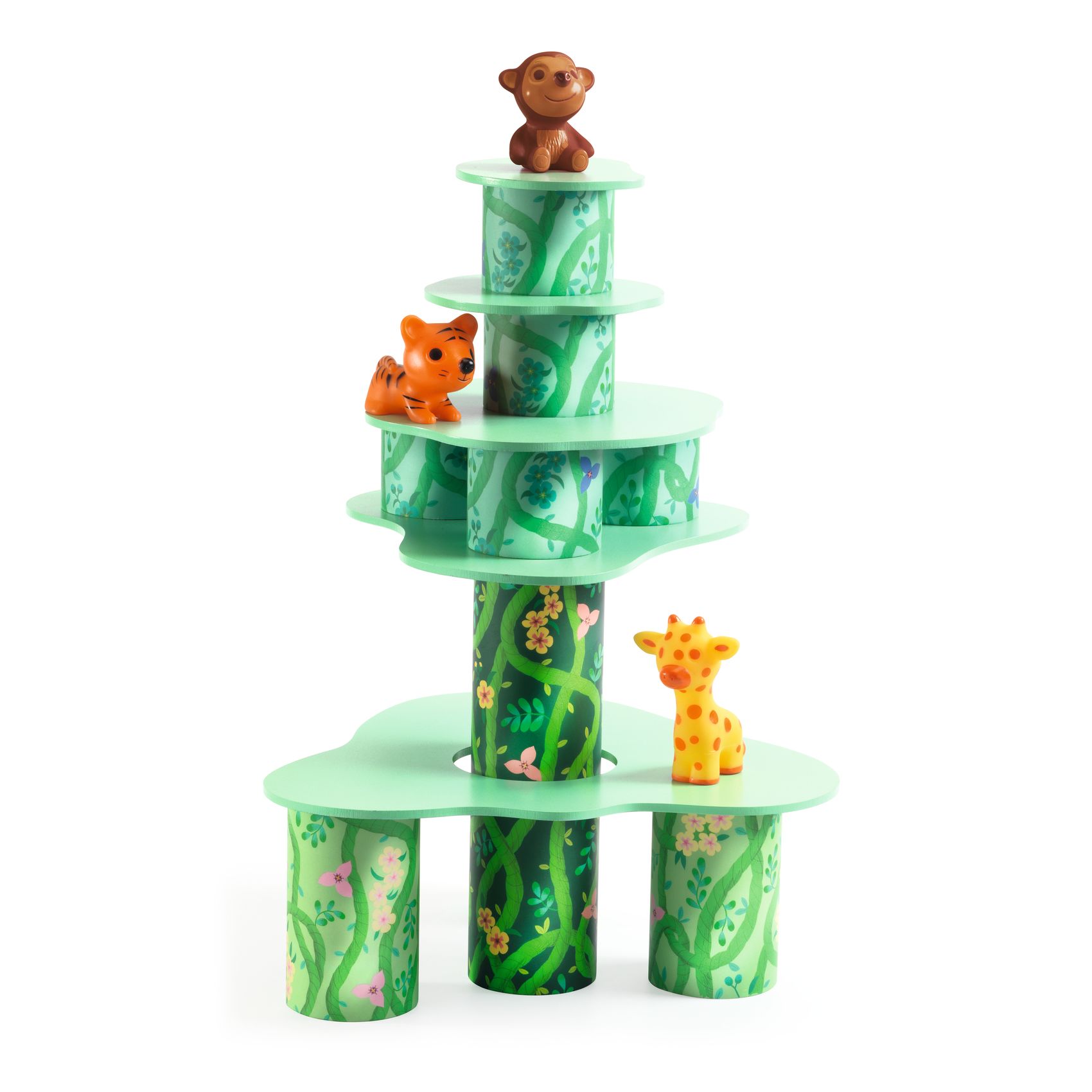 Toronyépítő játék - Dzsungel játszótér - TopaniTube