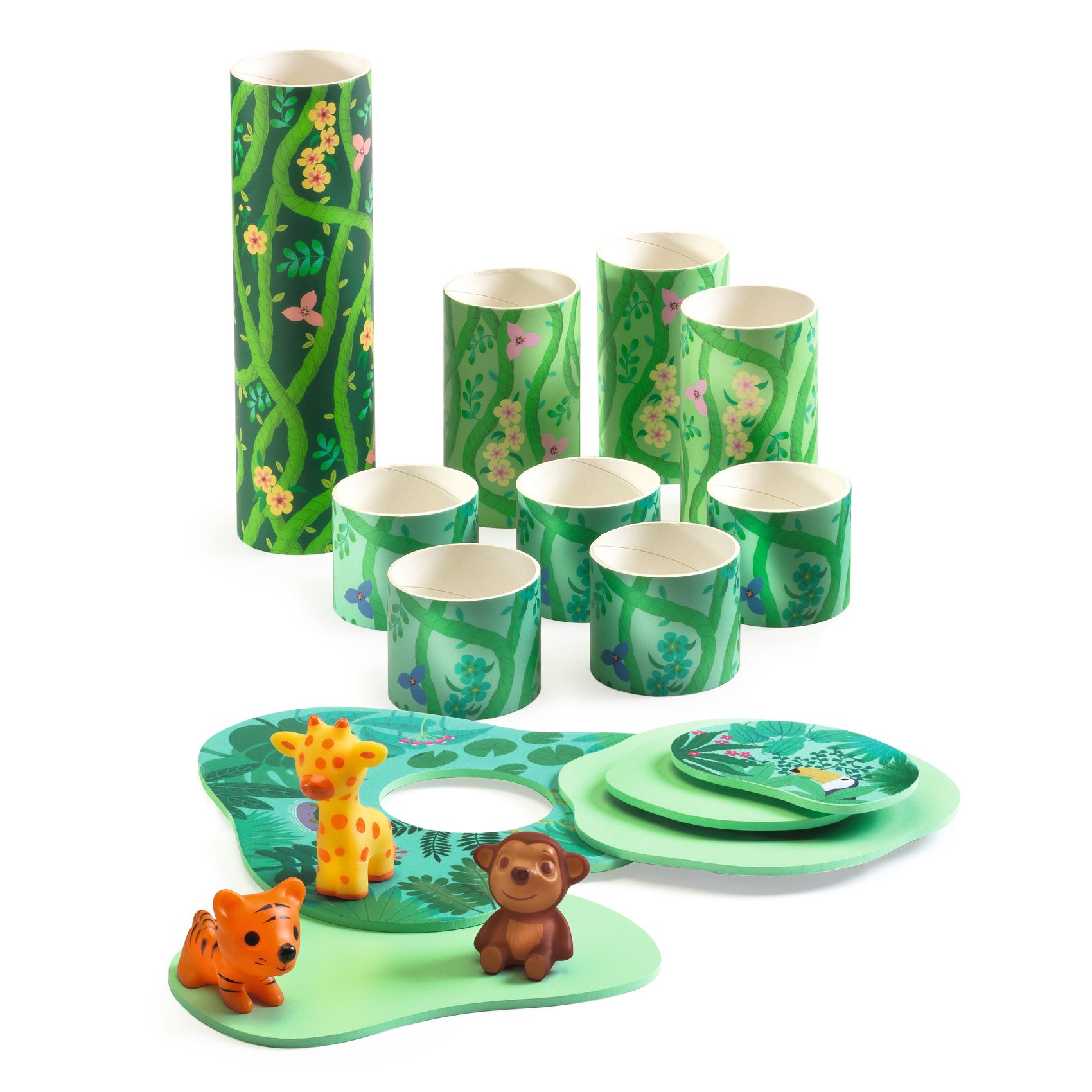 Toronyépítő játék - Dzsungel játszótér - TopaniTube