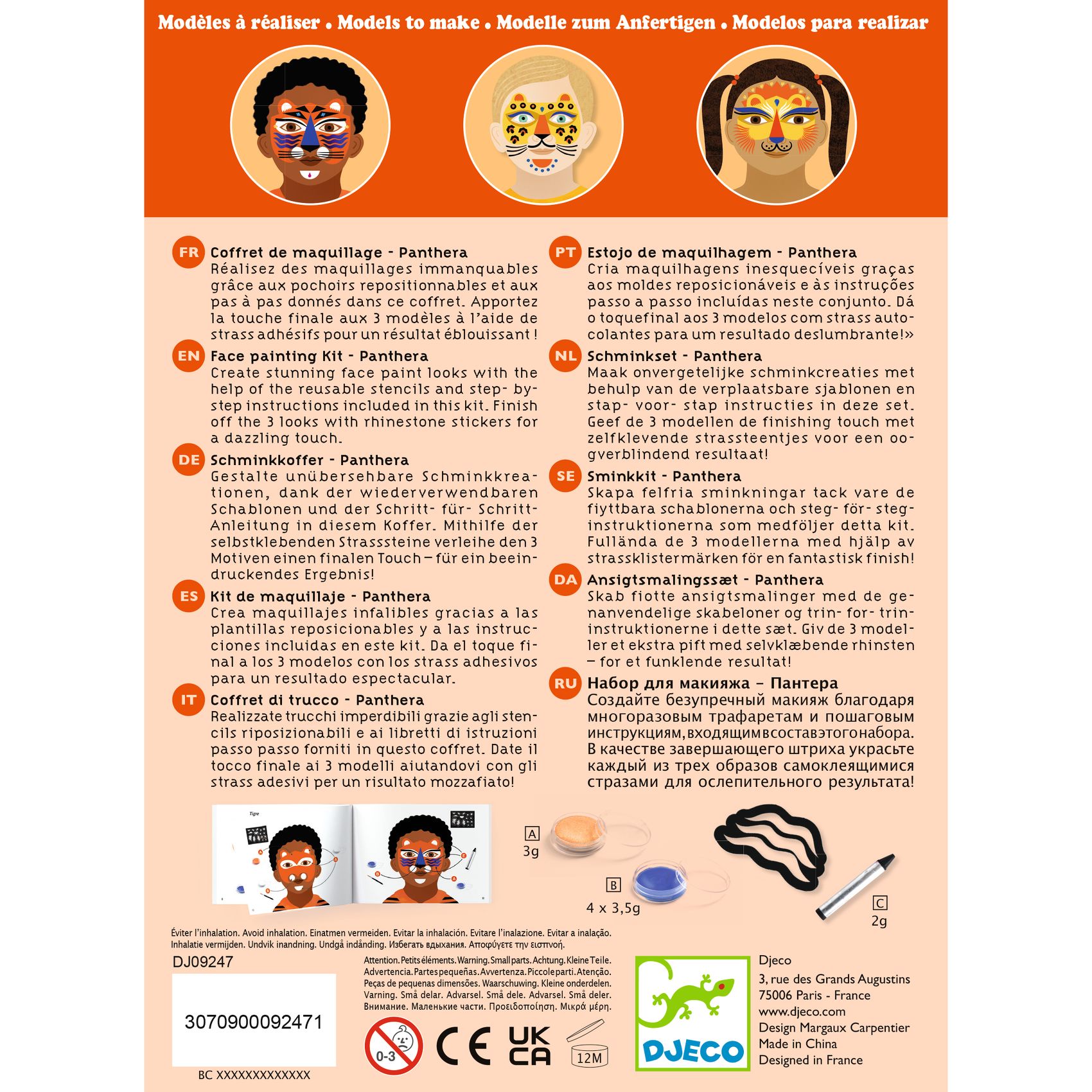 Arcfestés, díszítés - Nagymacskák - Panthera