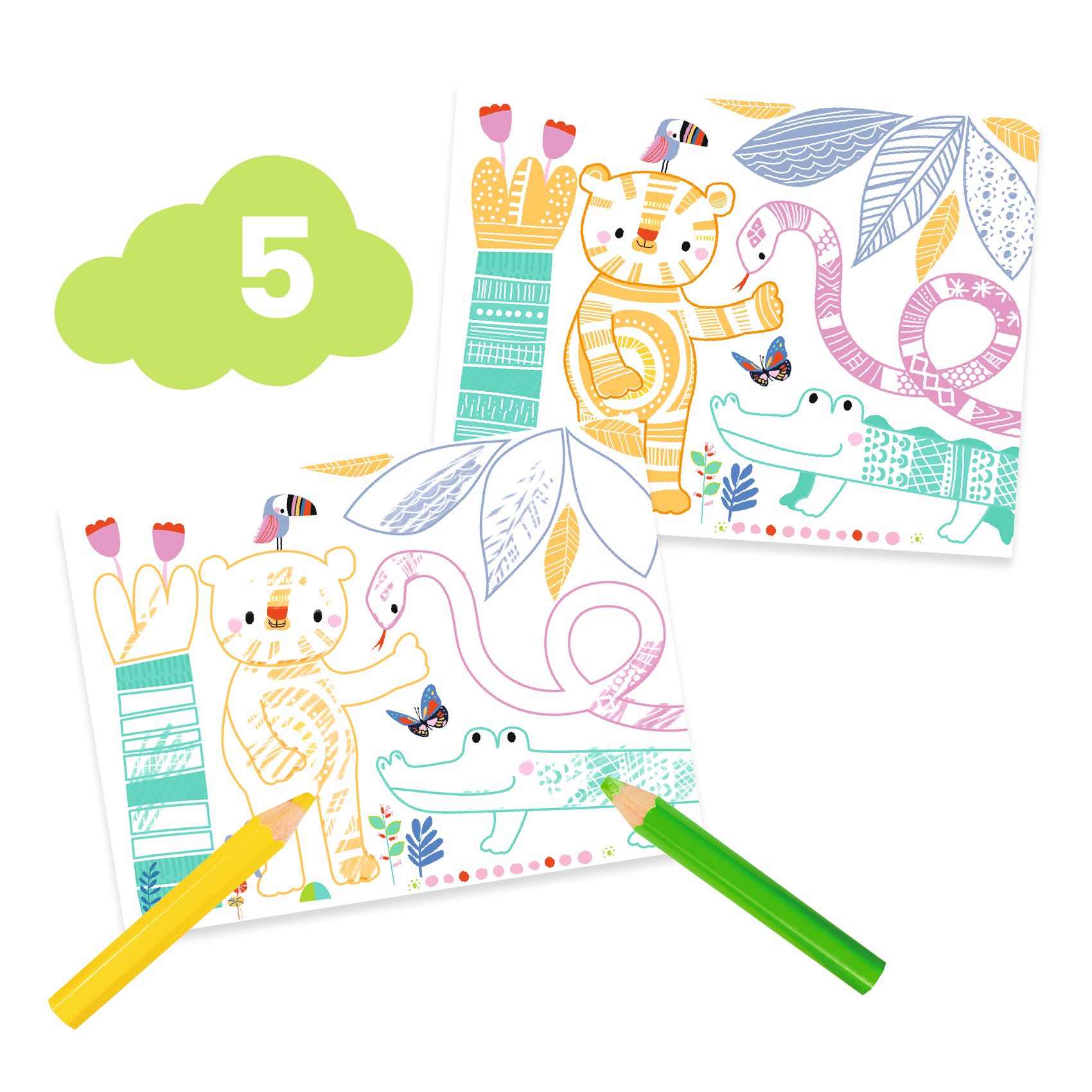 Kreatív műhely - 6 technika 1 dobozban - Egér és barátai - The mouse and his friends