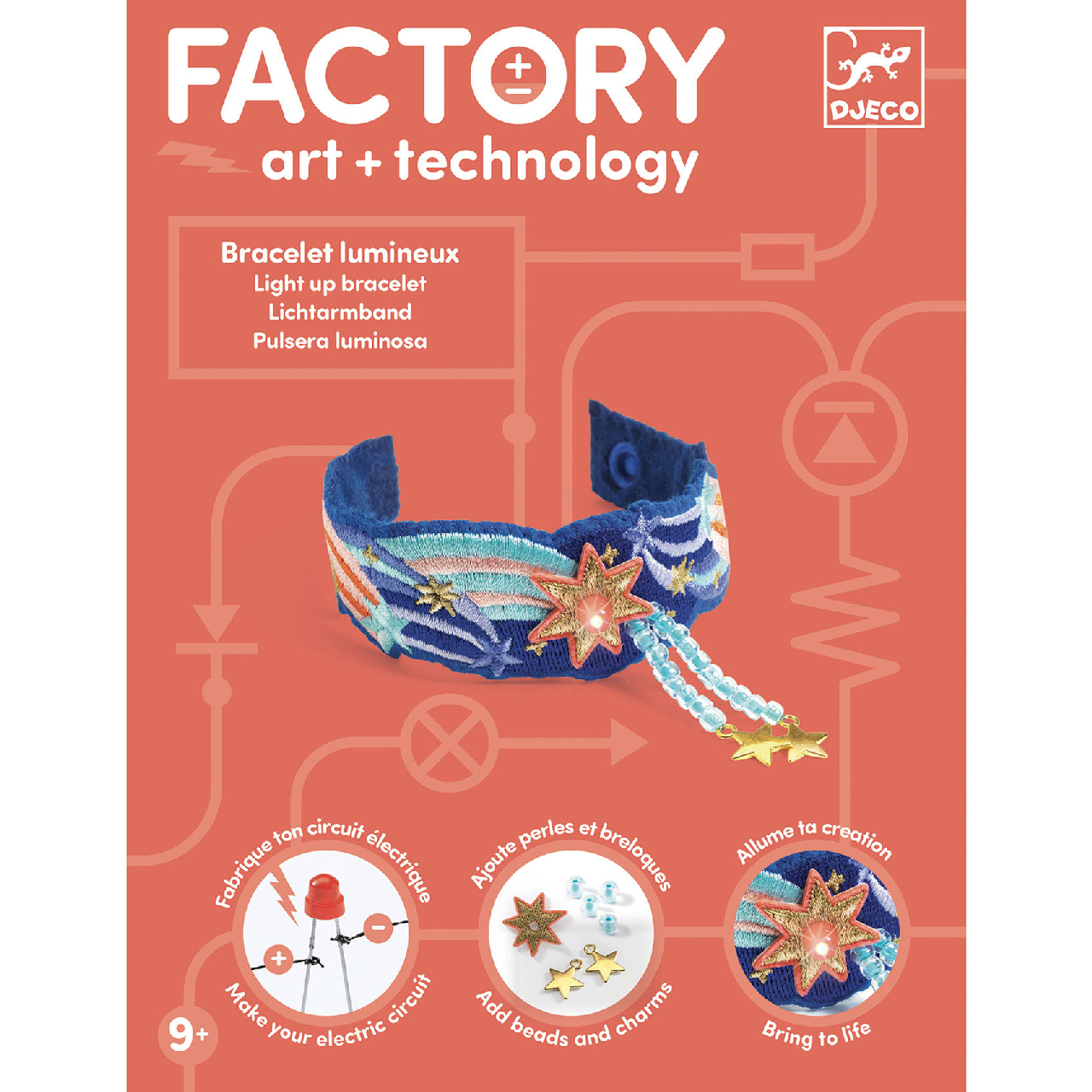 E-textil műhely - Csillagfény karkötő - Nova