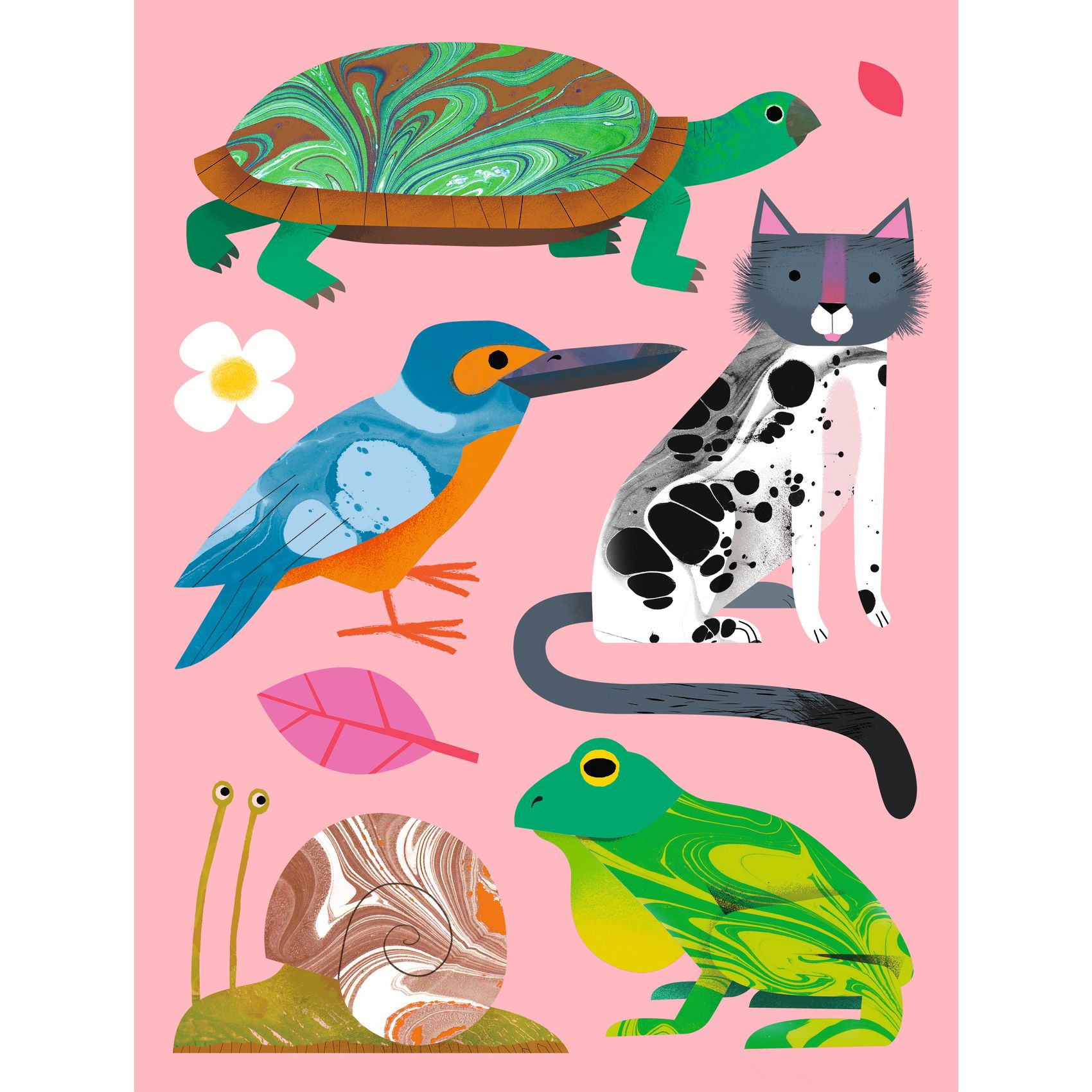 Művészeti műhely - Festés, márványozás - Colourful