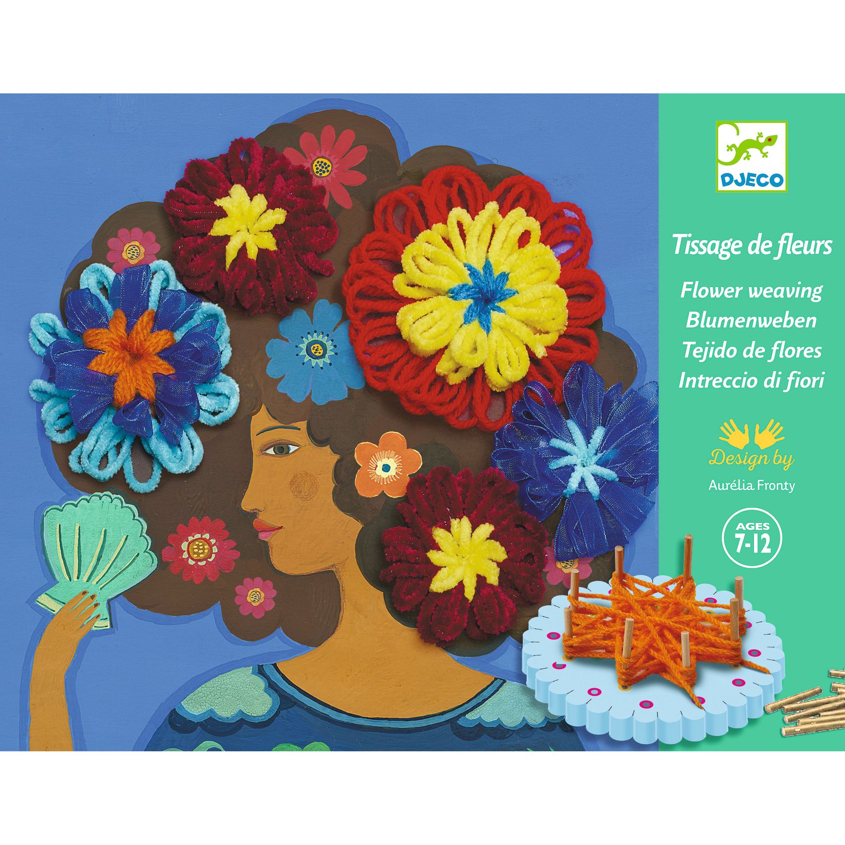 Művészeti műhely - Hajkoronák díszítése virágszövéssel - A hemisphere in your hair