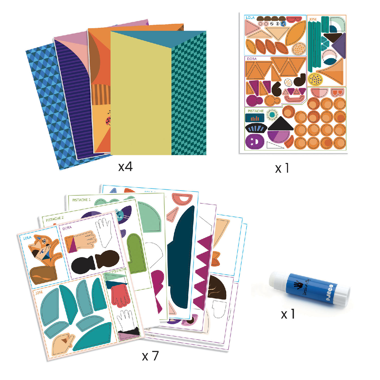 Művészeti műhely - Kockafejek - Inspired by Pablo Picasso - Square Heads