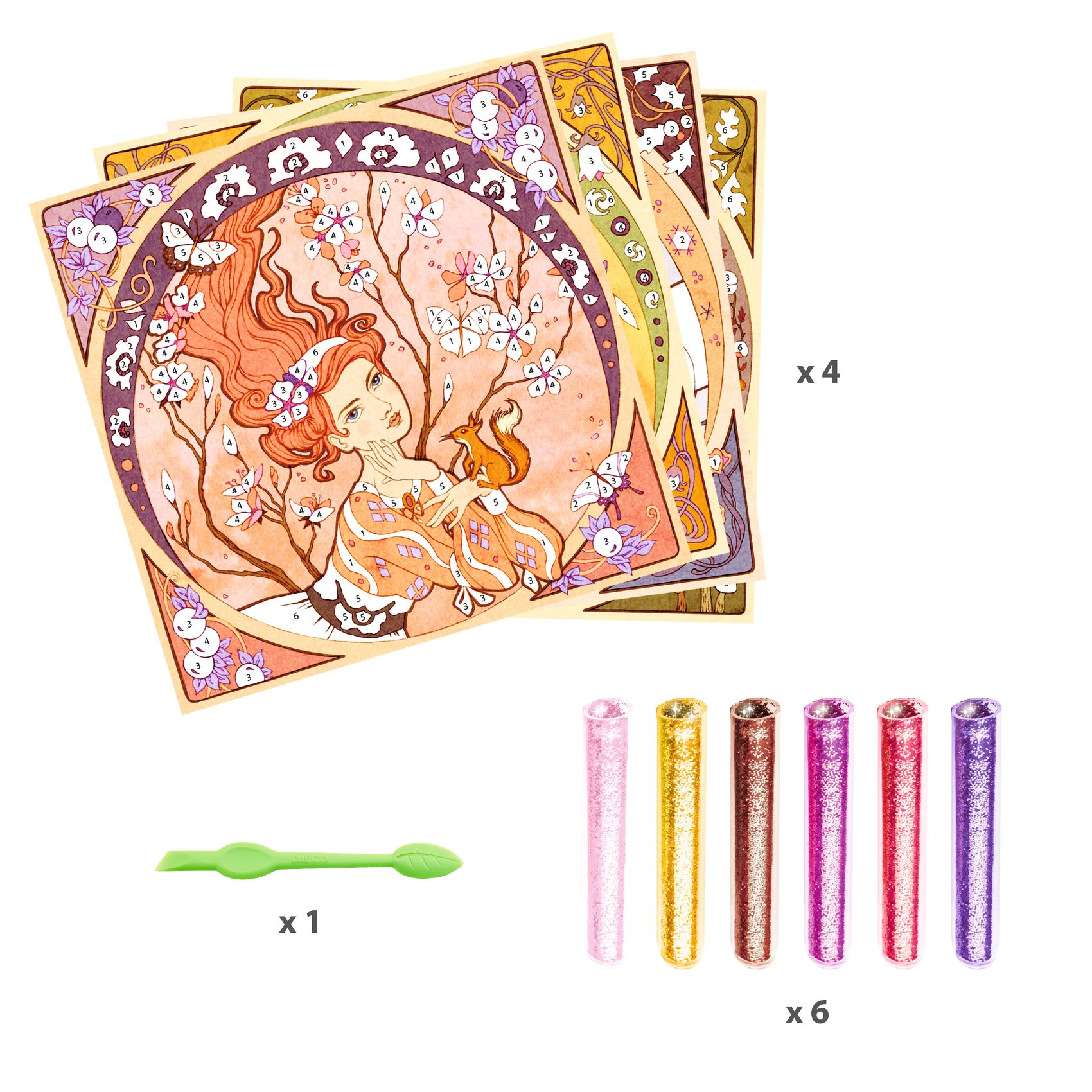 Művészeti műhely - Isteni - Inspired by Alfons Mucha - Divine