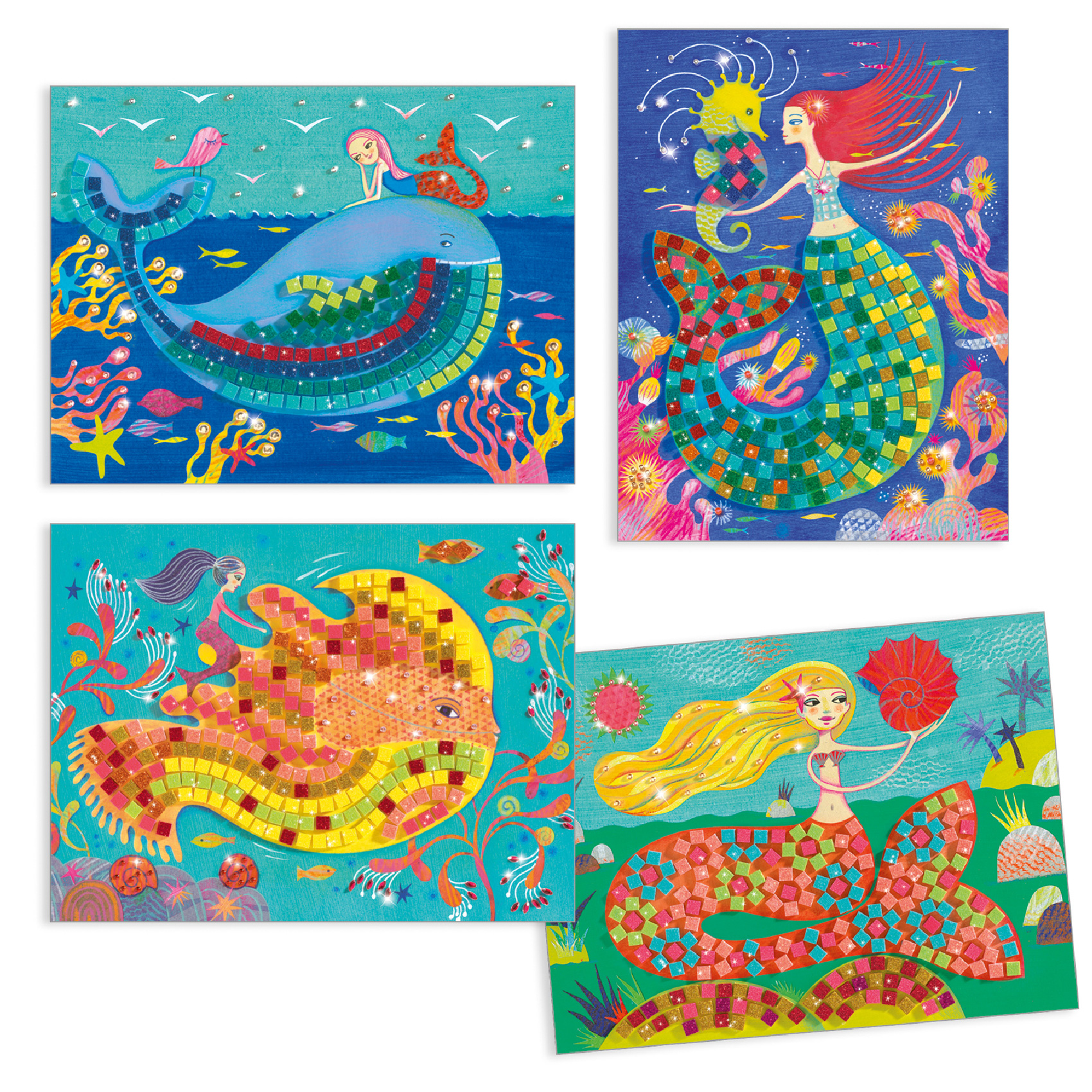 Mozaikkép készítés - A sellő éneke - The murmaids' song