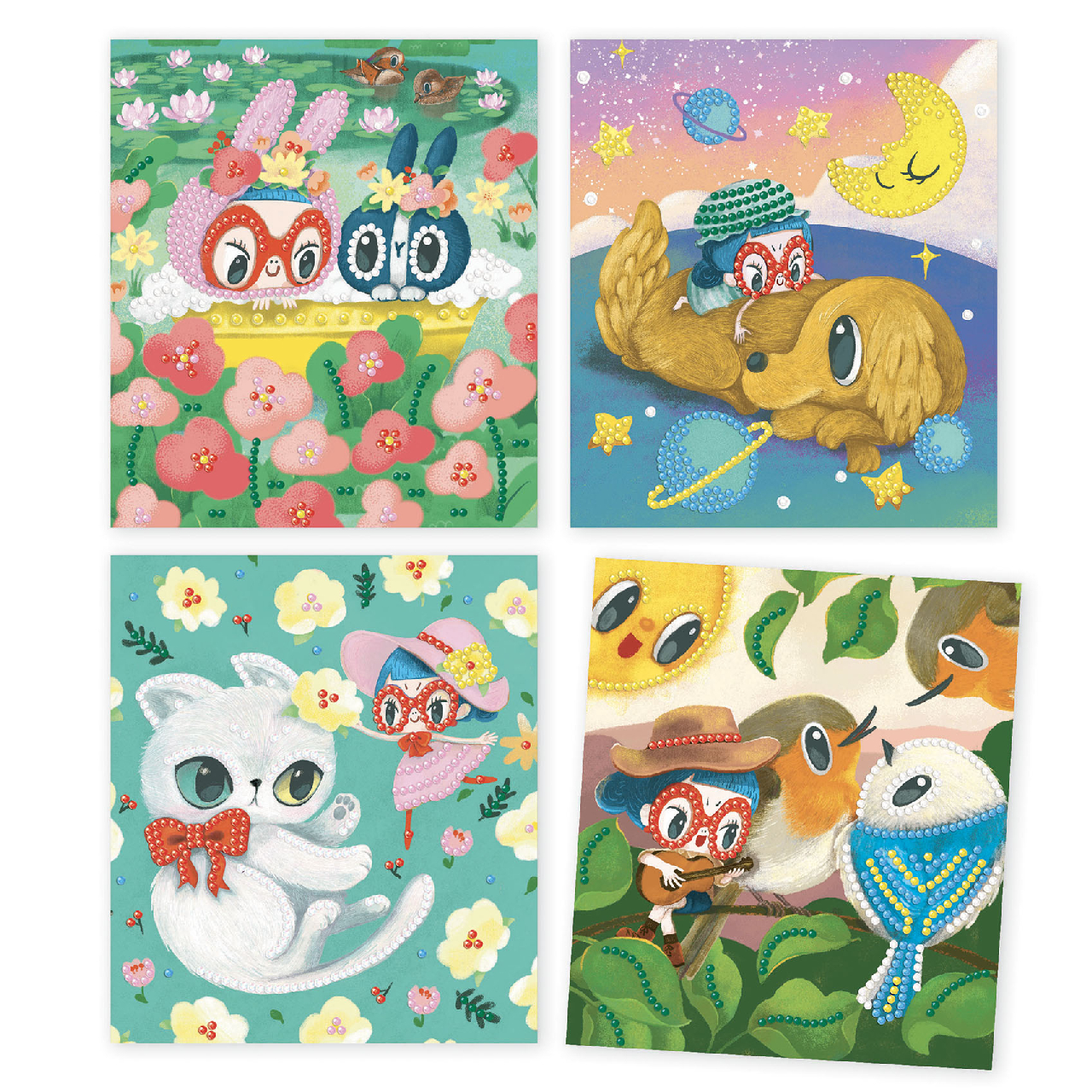 Artistic Diams - Gyémántszemes kirakó - Barátok - Friendships