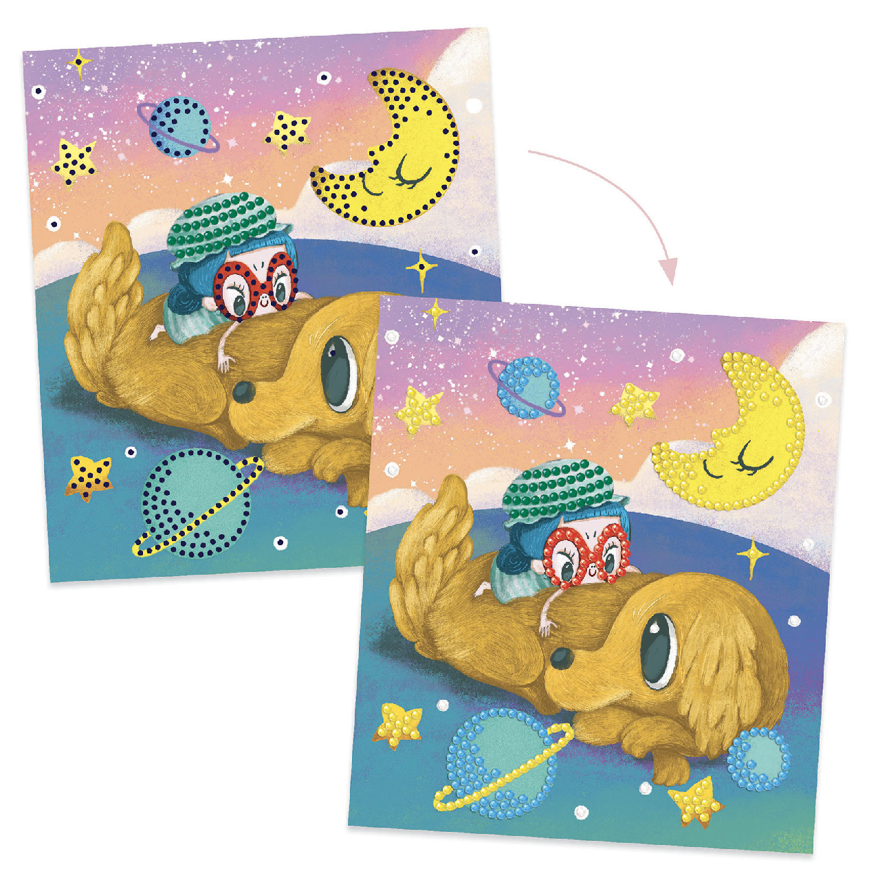 Artistic Diams - Gyémántszemes kirakó - Barátok - Friendships