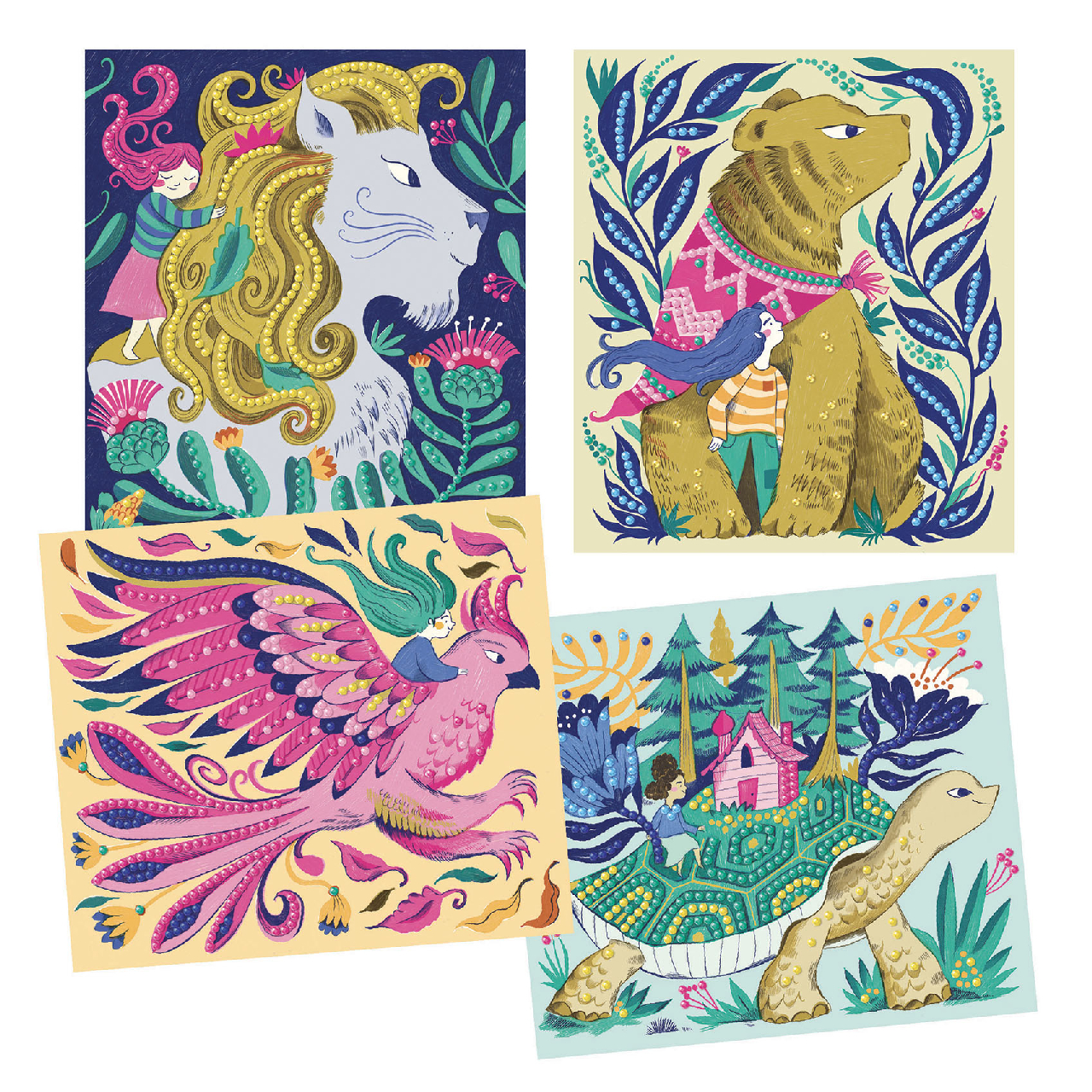 Artistic Diams - Gyémántszemes kirakó - Misztikus lények - Mythical Creatures