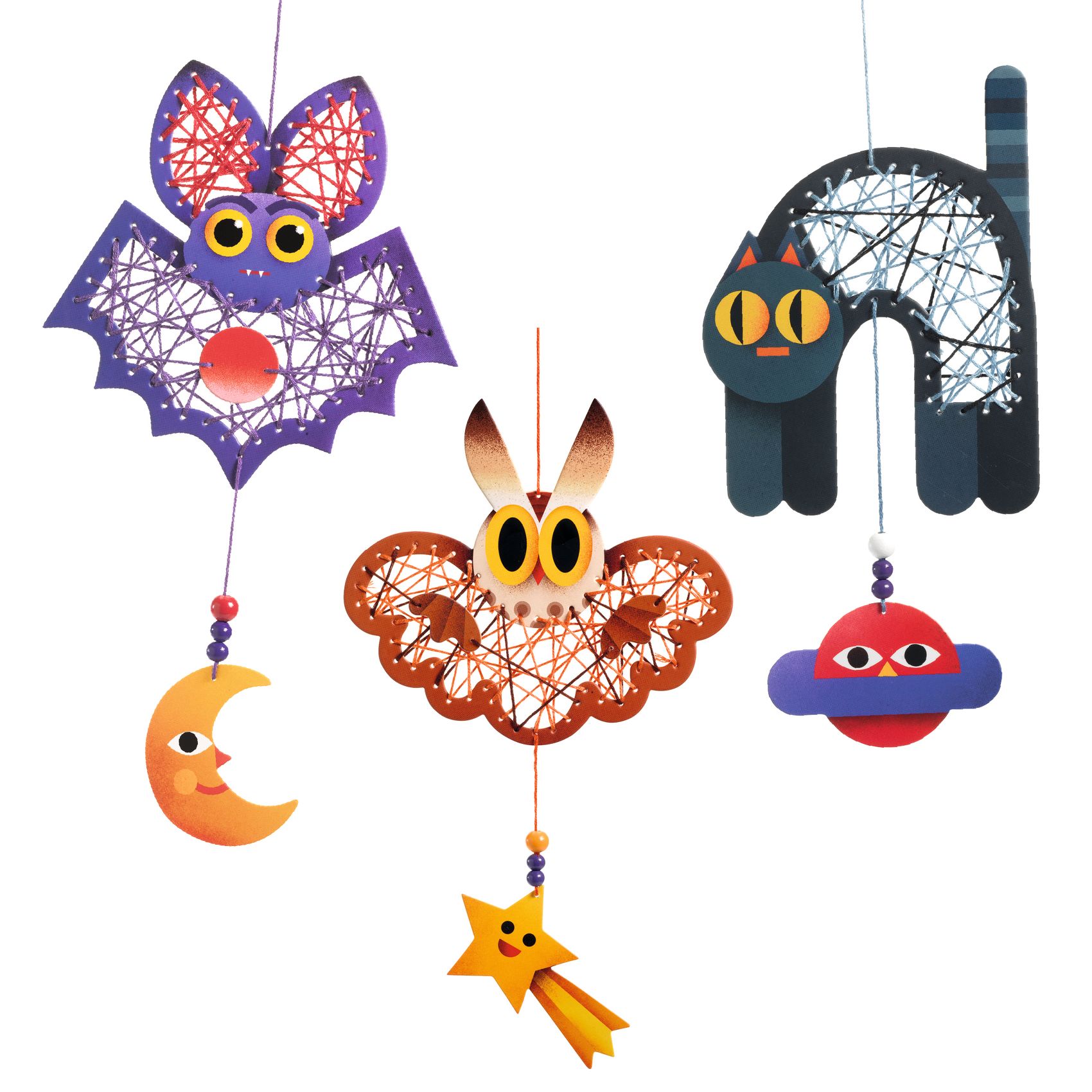 Artistic String art - Varrás és díszítés - Éjszakában - Night-time