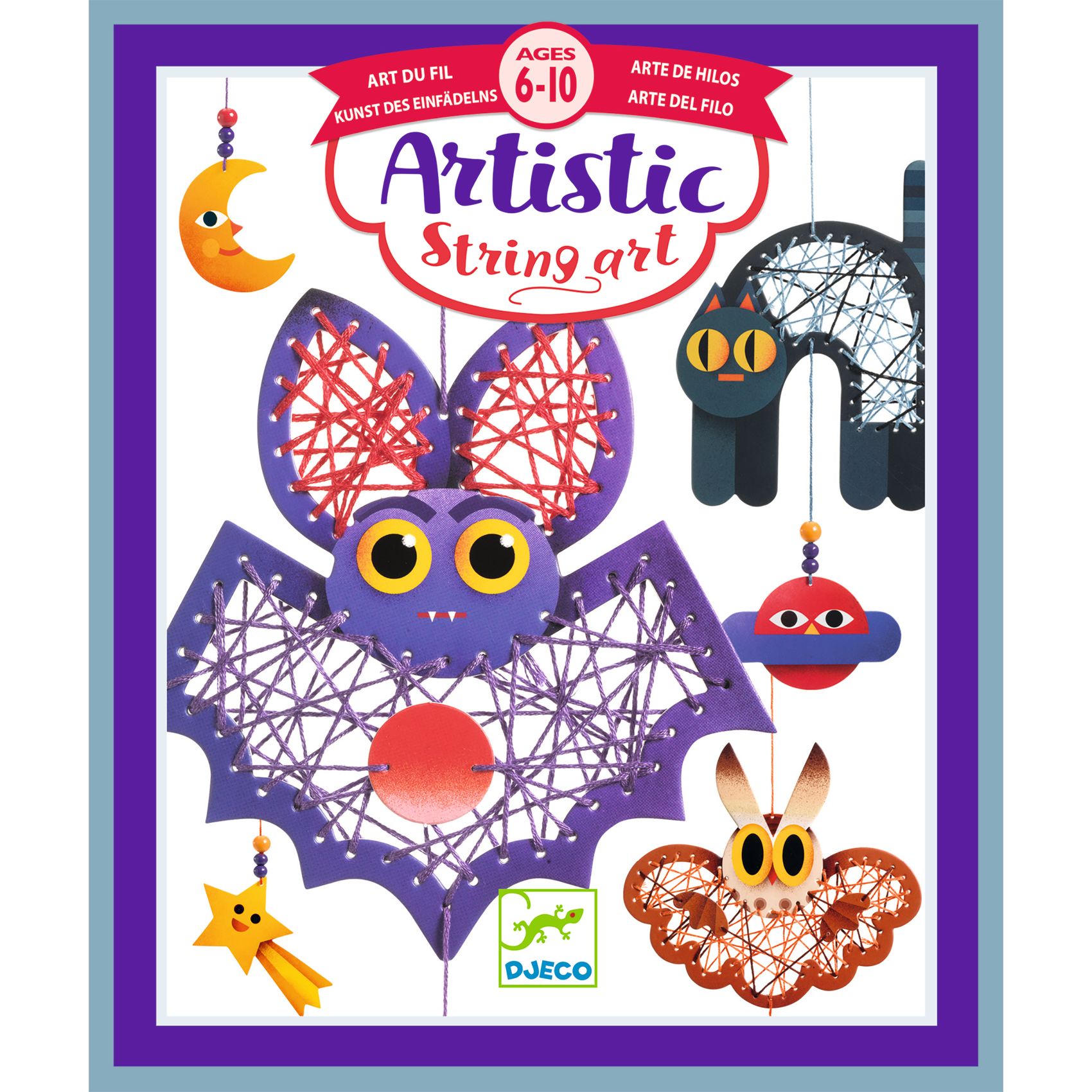 Artistic String art - Varrás és díszítés - Éjszakában - Night-time