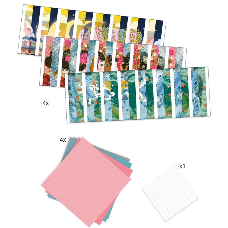 Képpárok hajtogatássa - Szépséges ellentétek - Lovely queens