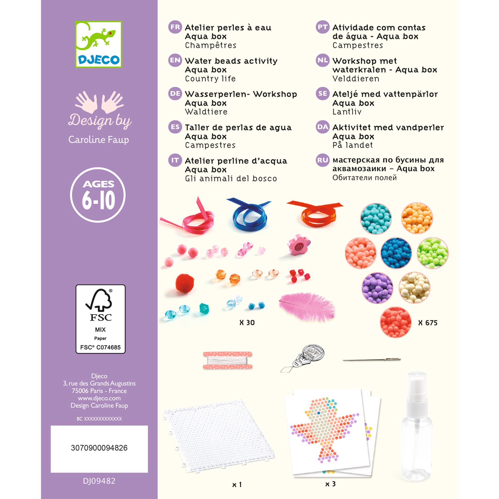 Artistic Aqua - Vizes gyöngykirakó képkészítő - Cickom - Country charm