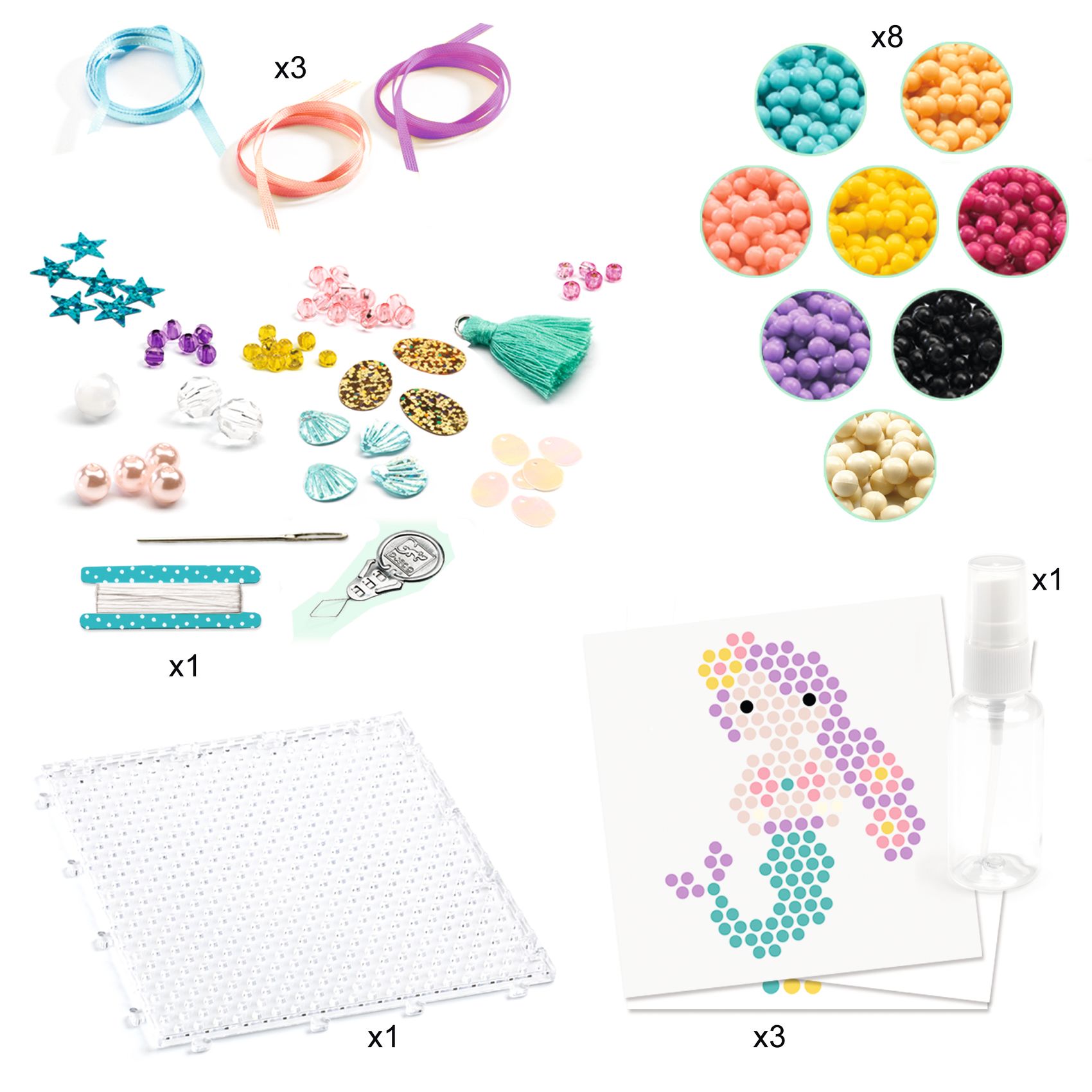 Artistic Aqua - Vizes gyöngykirakó képkészítő - Tengervarázs - Sea charm