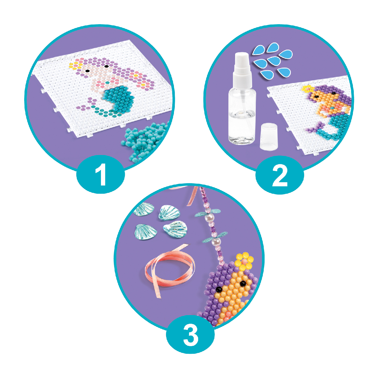 Artistic Aqua - Vizes gyöngykirakó képkészítő - Tengervarázs - Sea charm