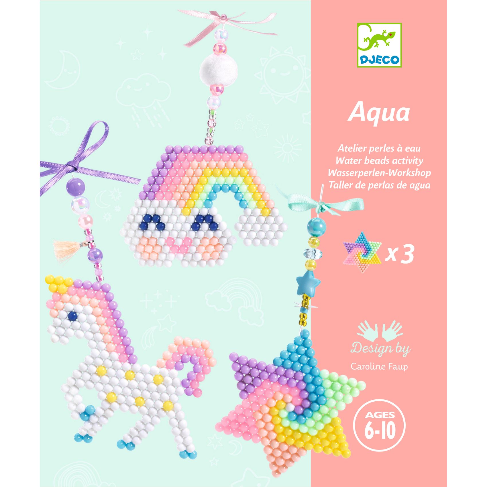 Artistic Aqua - Gyöngyből kép - Rainbow
