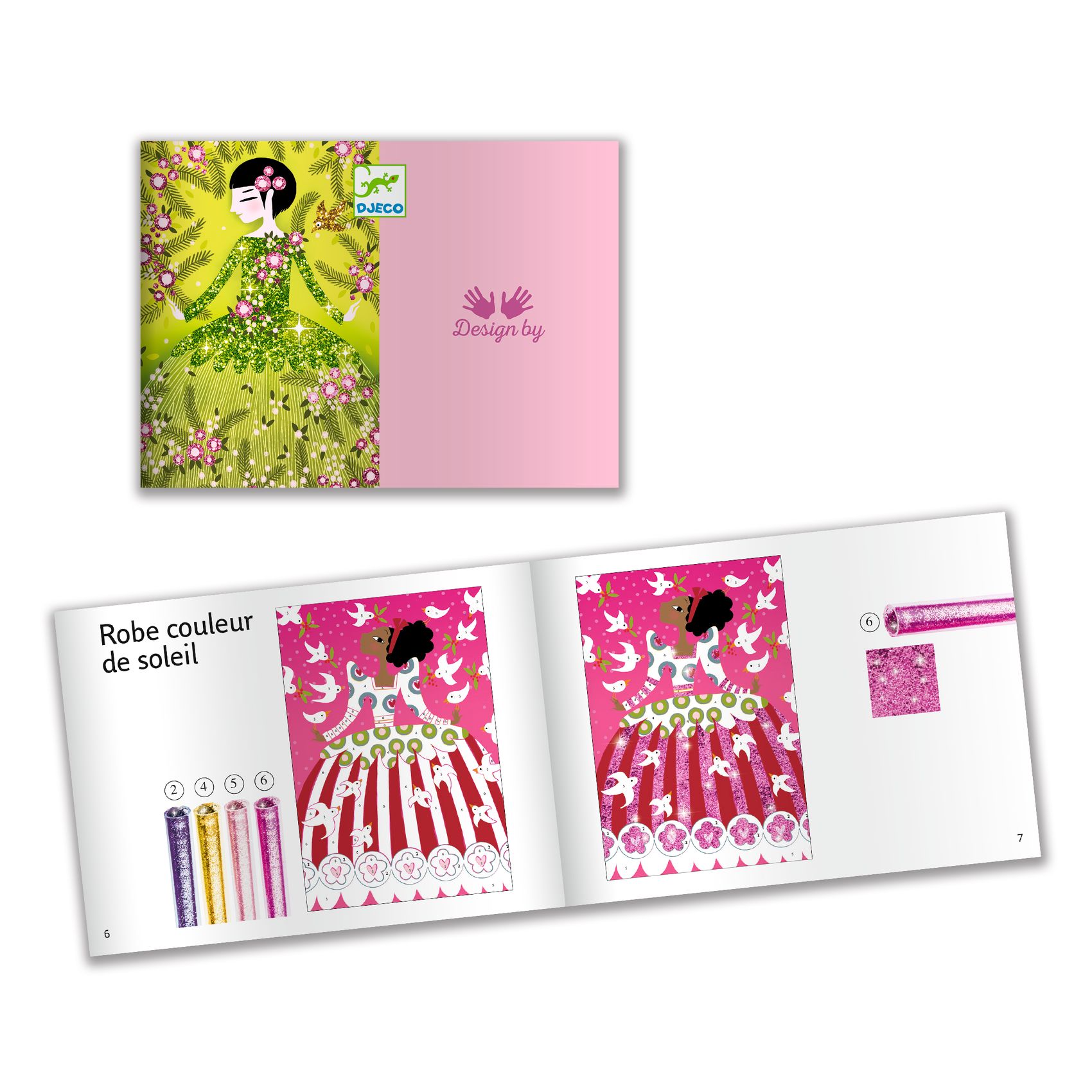 Csillámkép készítés - Csillogó ruhák - Glitter dresses