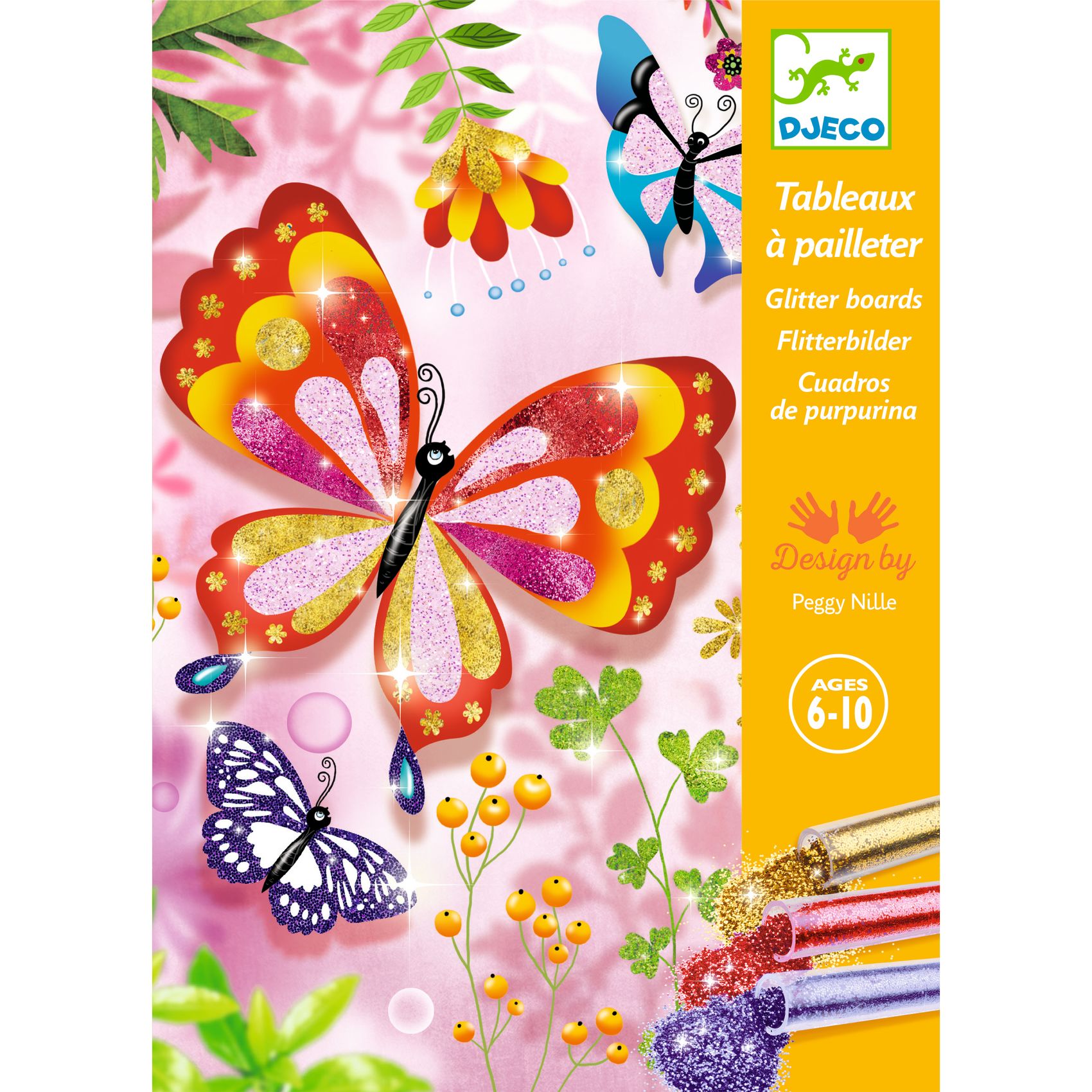 Csillámkép készítés - Pillangók - Butterflies