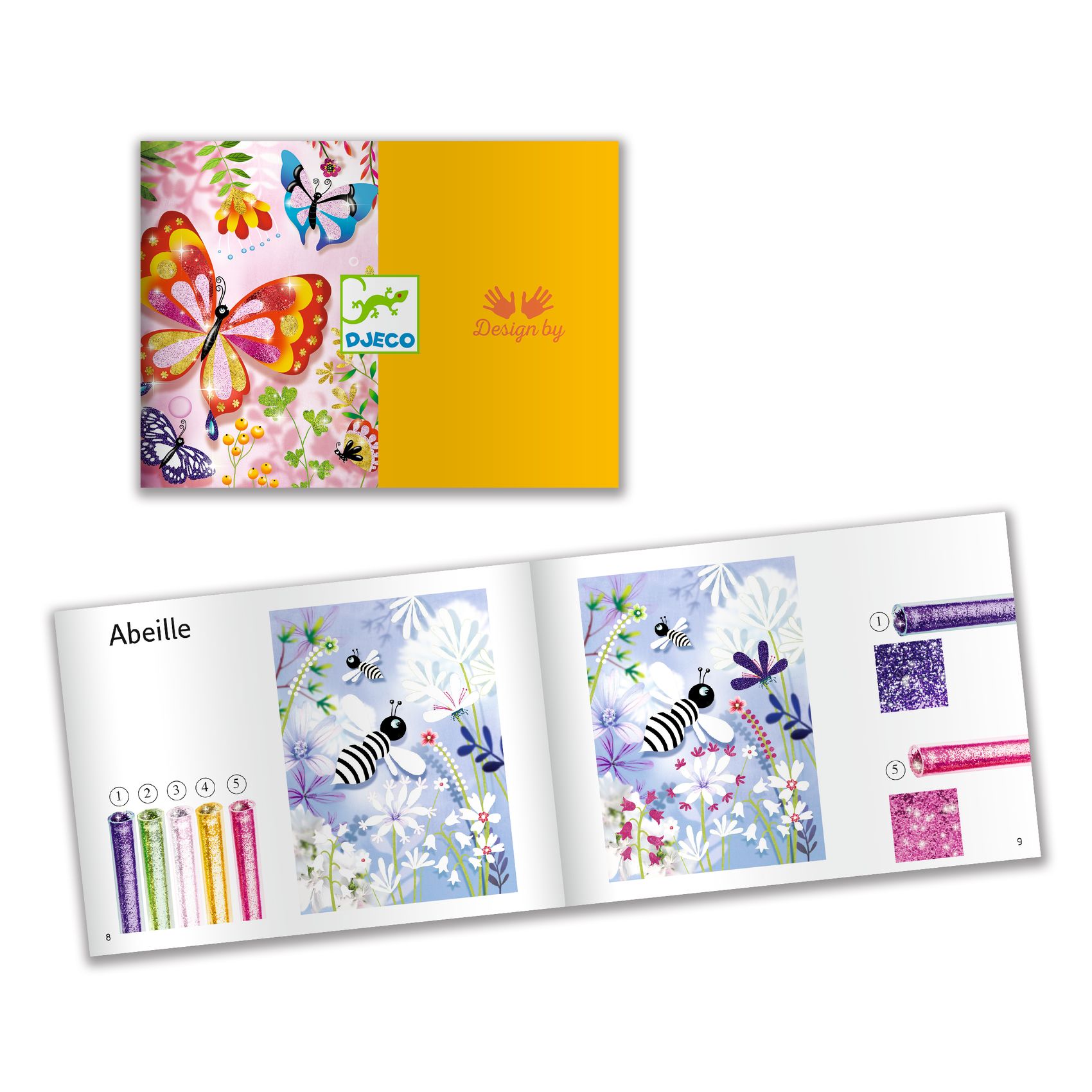 Csillámkép készítés - Pillangók - Butterflies