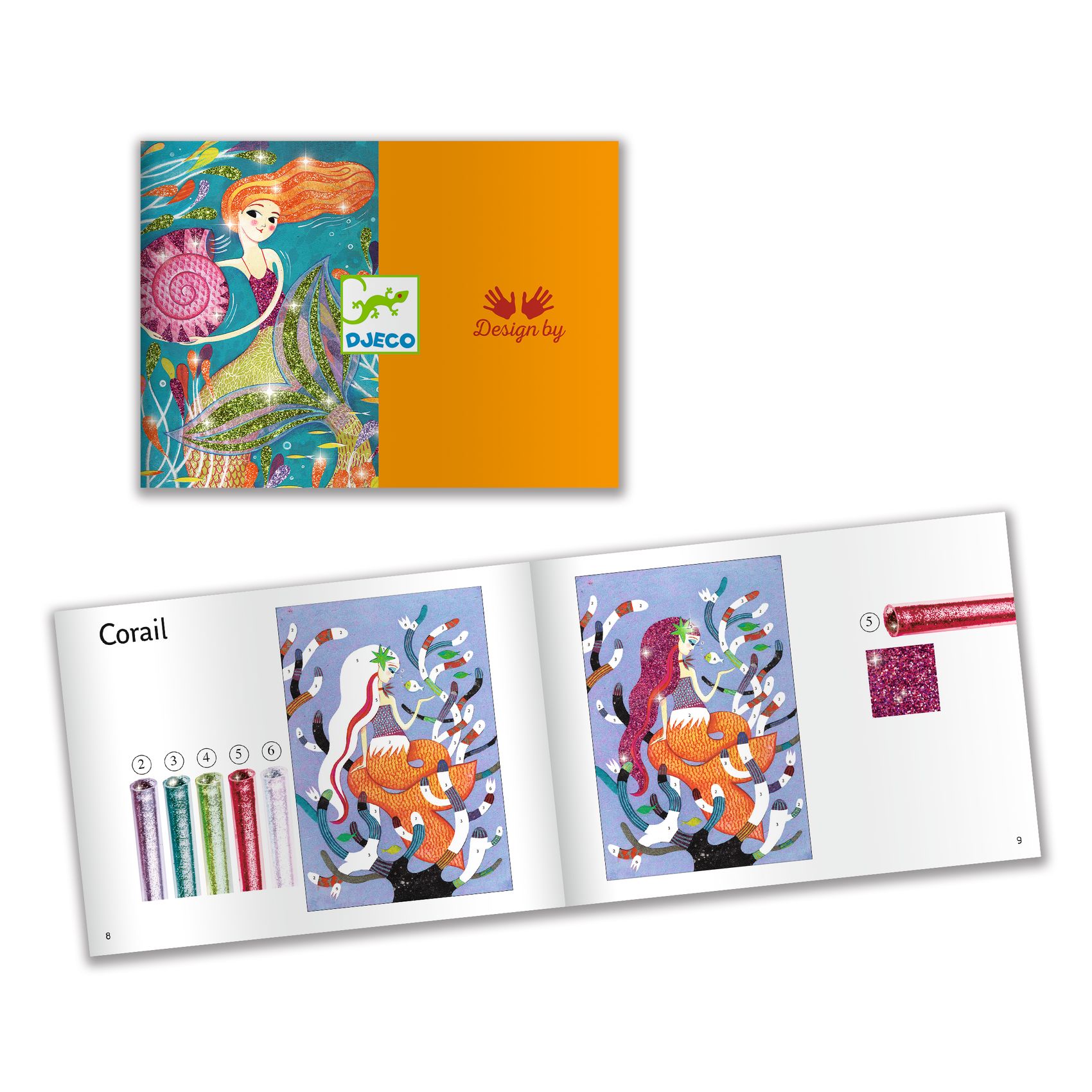 Csillámkép készítés - Sellők - Mermaids