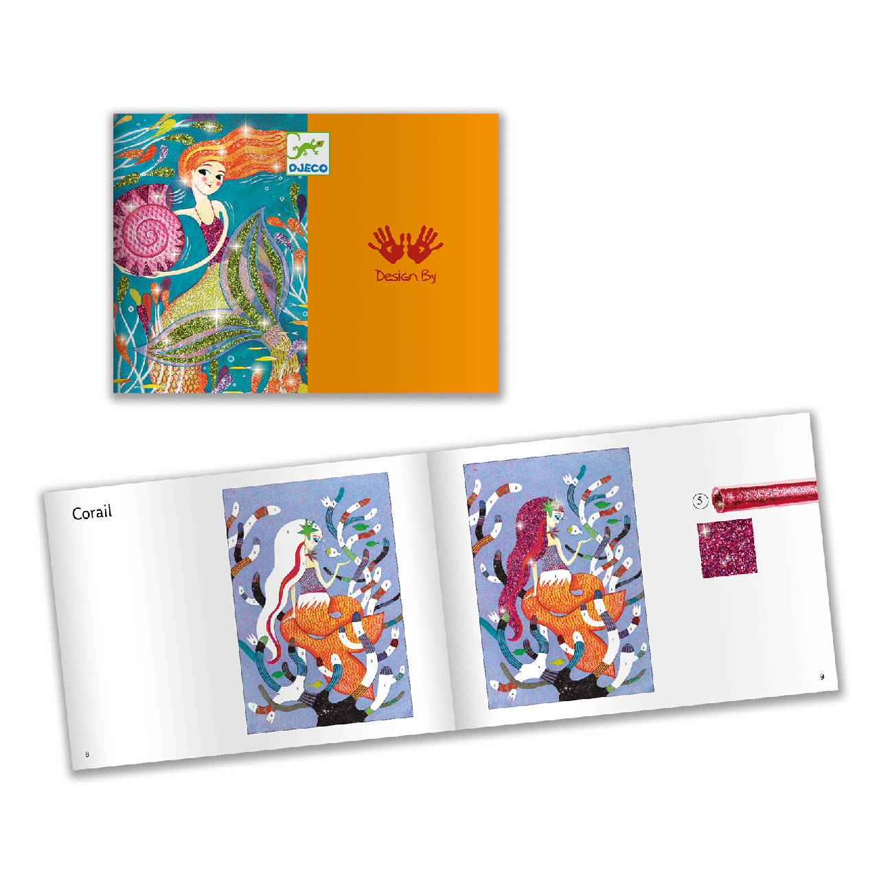 Csillámkép készítés - Sellők - Mermaids