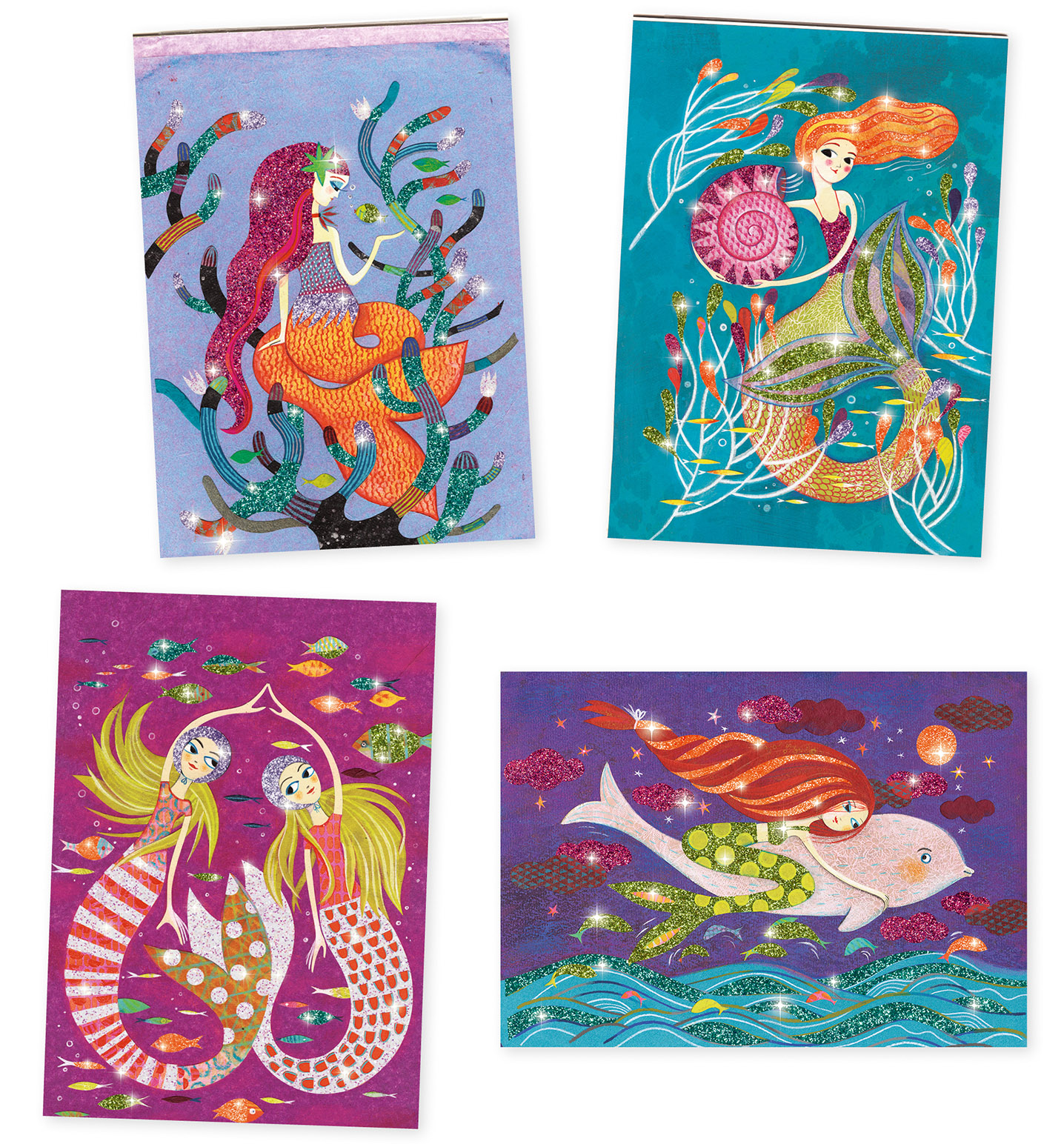 Csillámkép készítés - Sellők - Mermaids