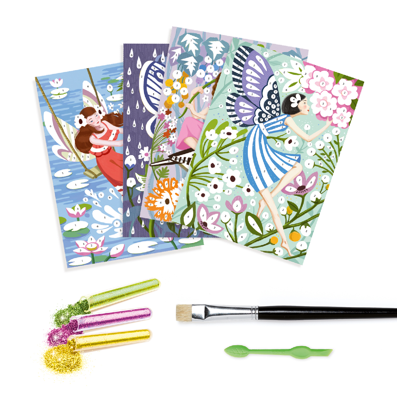 Csillámkép készítés - A tündéri élet - The gentle life of fairies