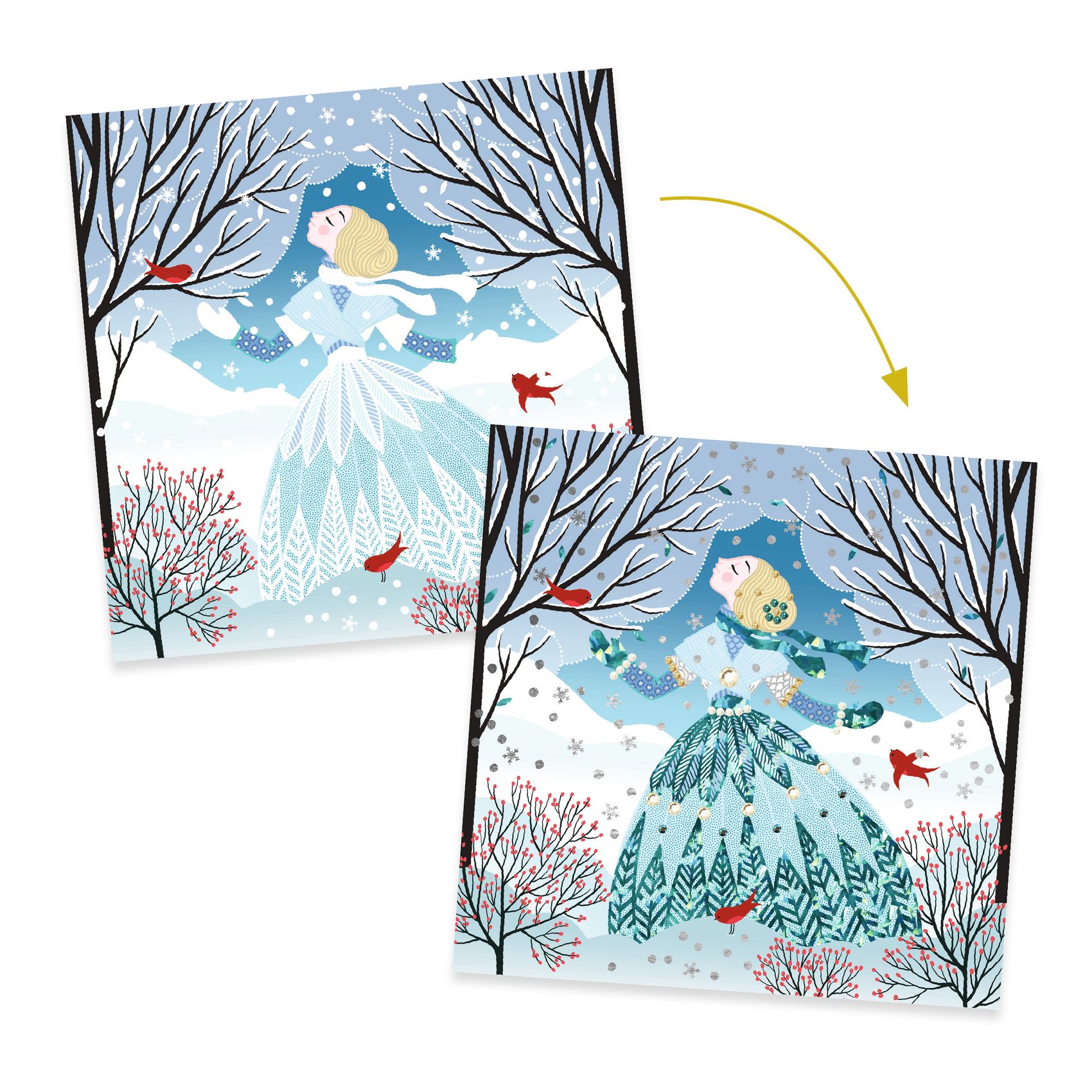 Fémfóliás színezés - Évszakok ruhái - Dresses in seasonal colours