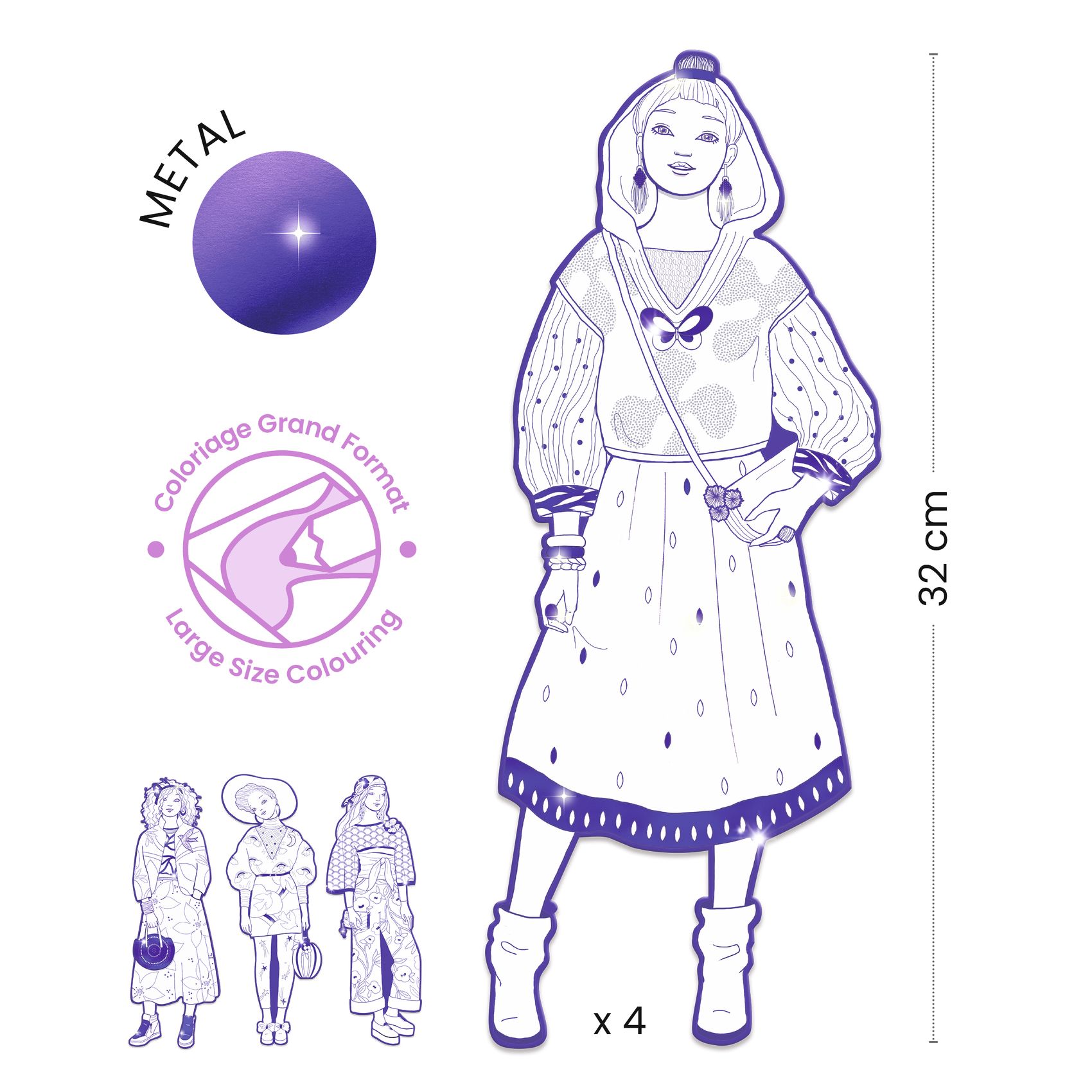 Színezés - Zaho Divat - Zaho and friends