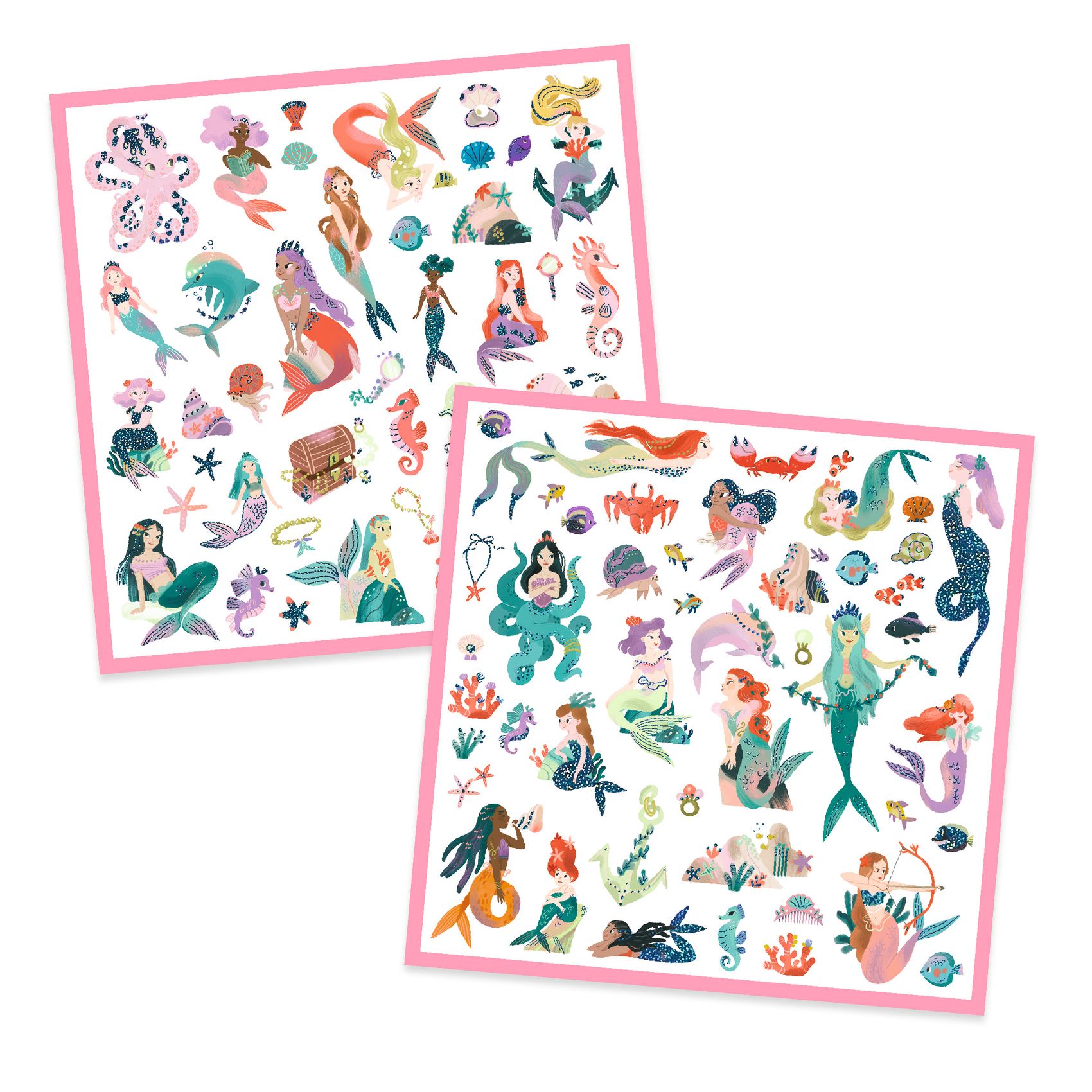 Matricák - Csillogó sellők - Sparkly mermaids