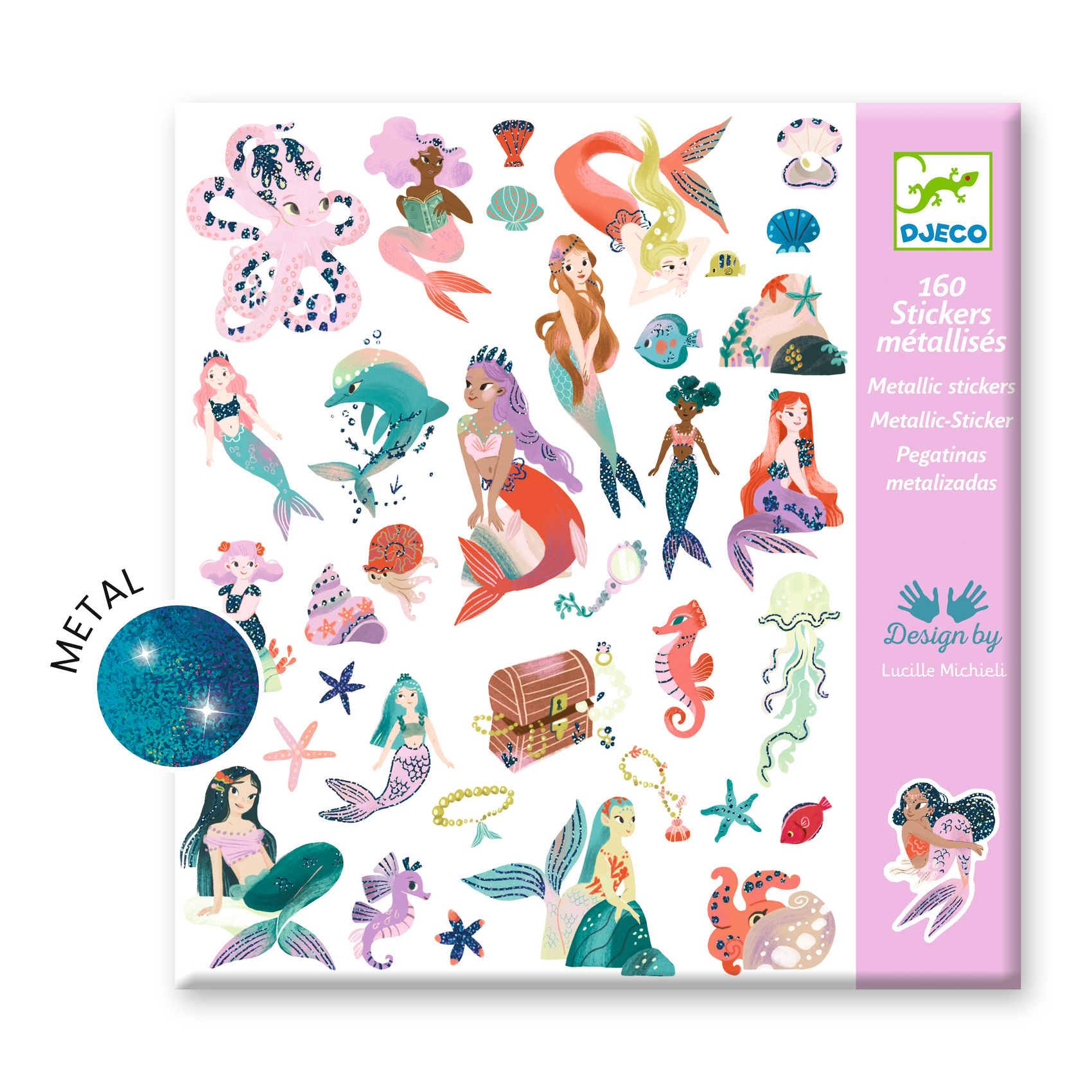 Matricák - Csillogó sellők - Sparkly mermaids