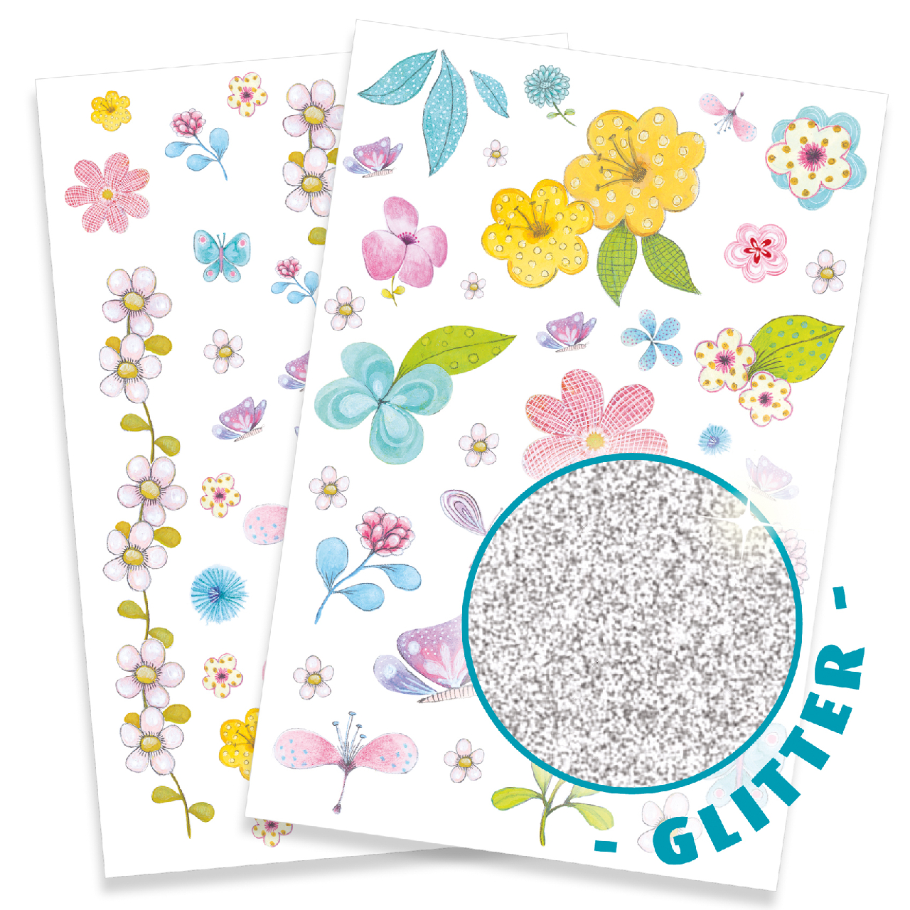 Tetováló matricák - Mezei virágok - Fair flowers of the field