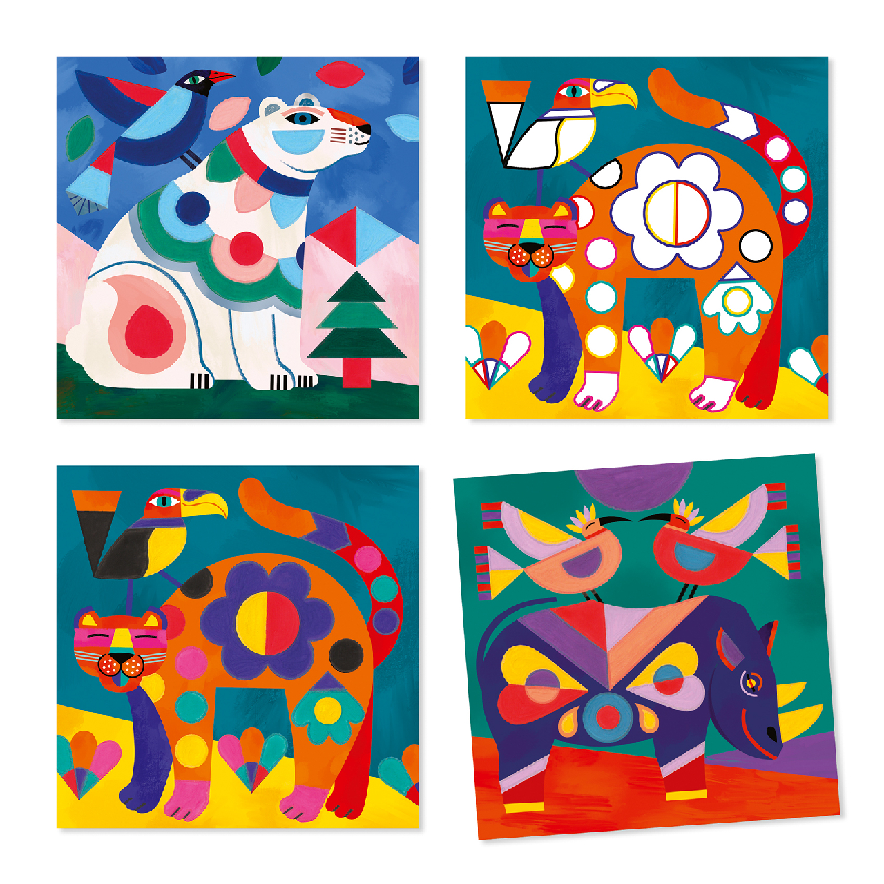 Kifestő készlet - Fantasztikus fenevadak - Fanciful bestiary