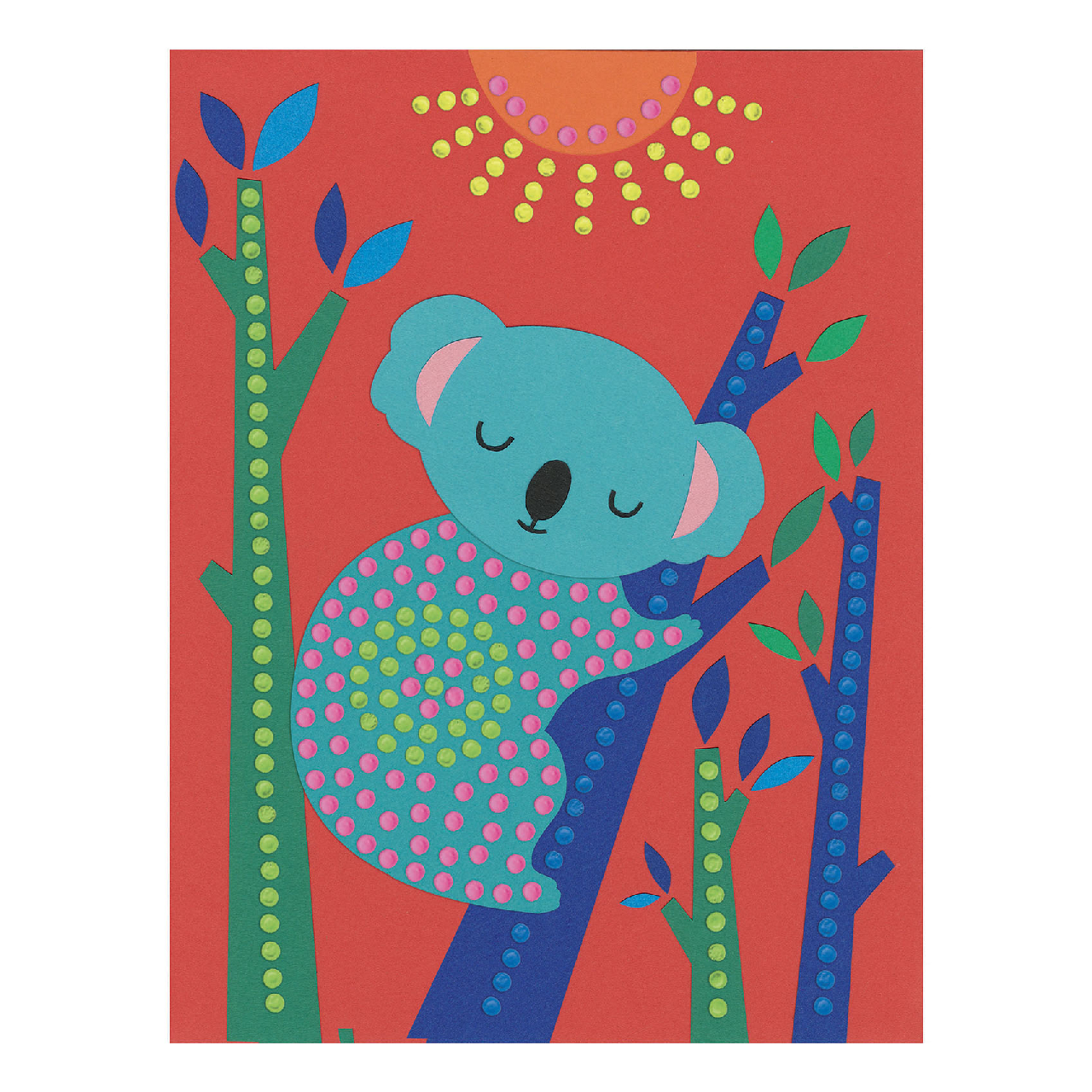 Képfestés pöttyökkel - Állatok pöttymintákkal - Pointillism