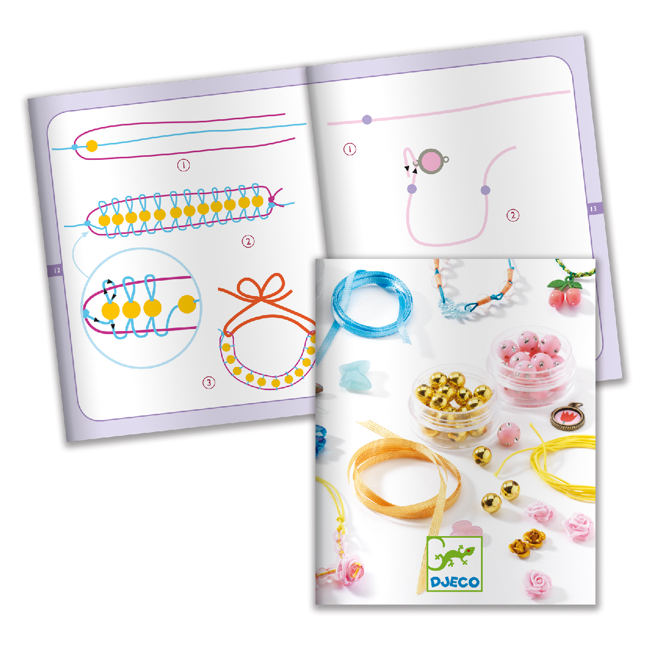 Ékszerkészító készlet - Gyöngyök és madarak - Pearls and birds