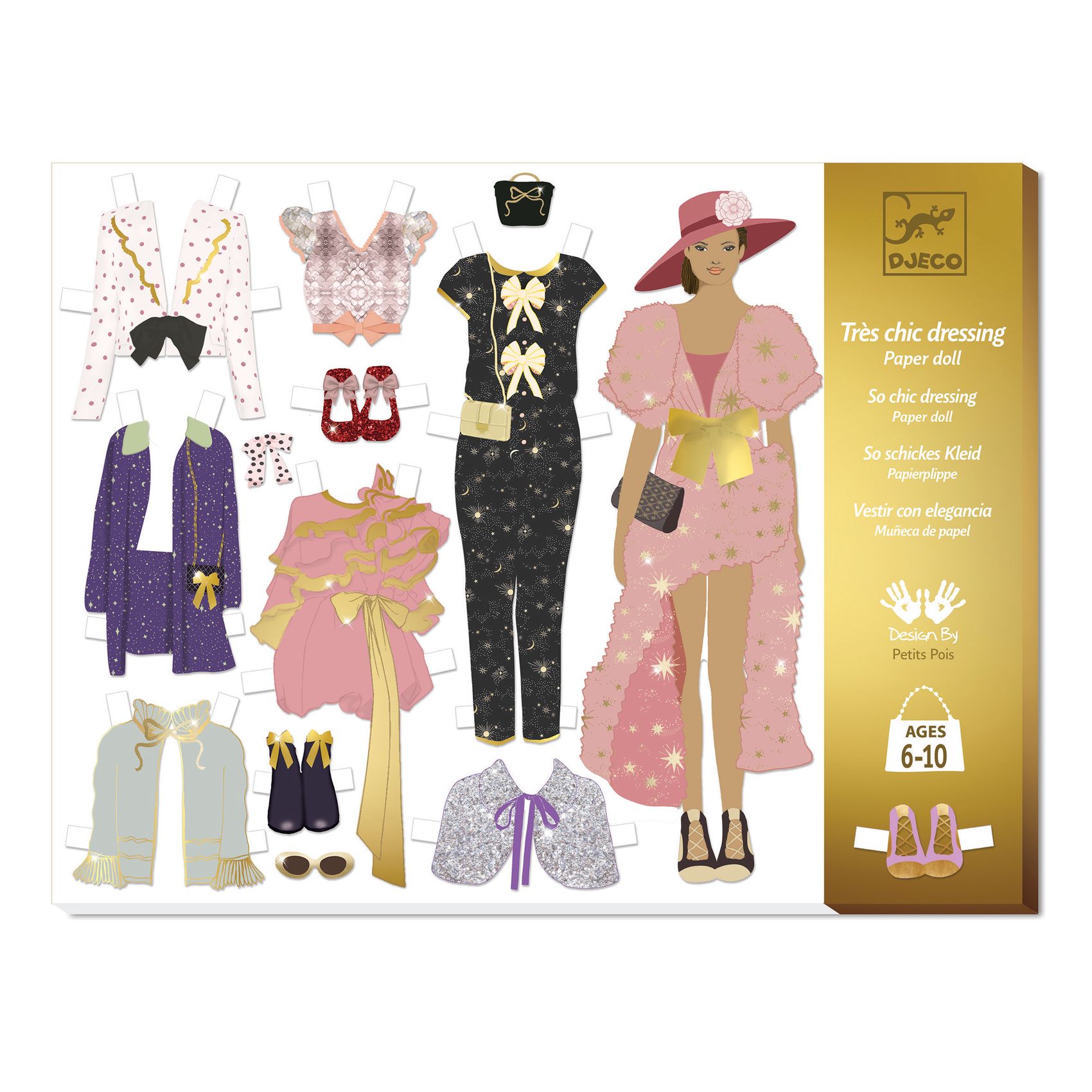 Papírbaba öltöztető - Elegáns gardrób - So chic wardrobe