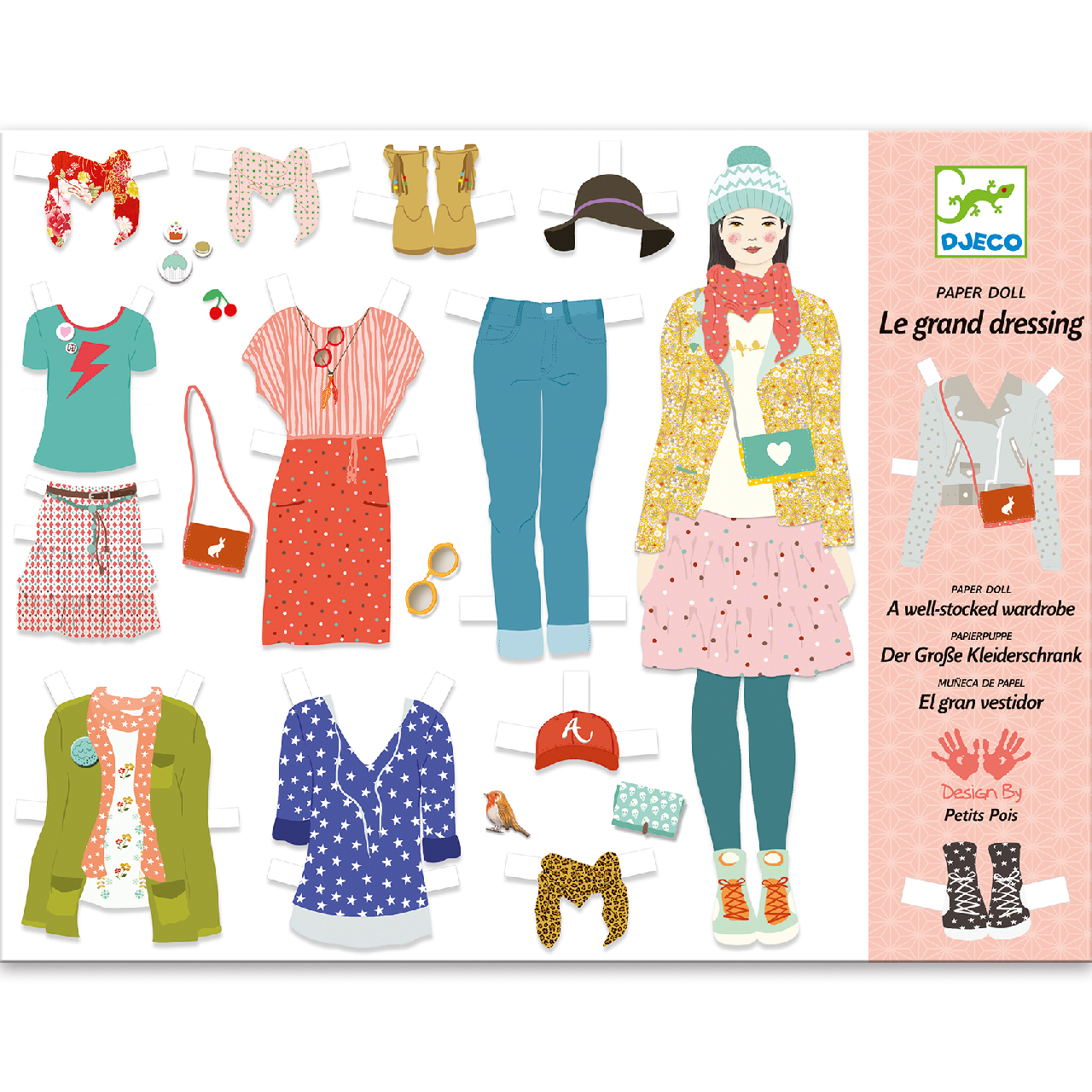 Papírbaba öltöztető - Hatalmas gardrób – One big dressing room 