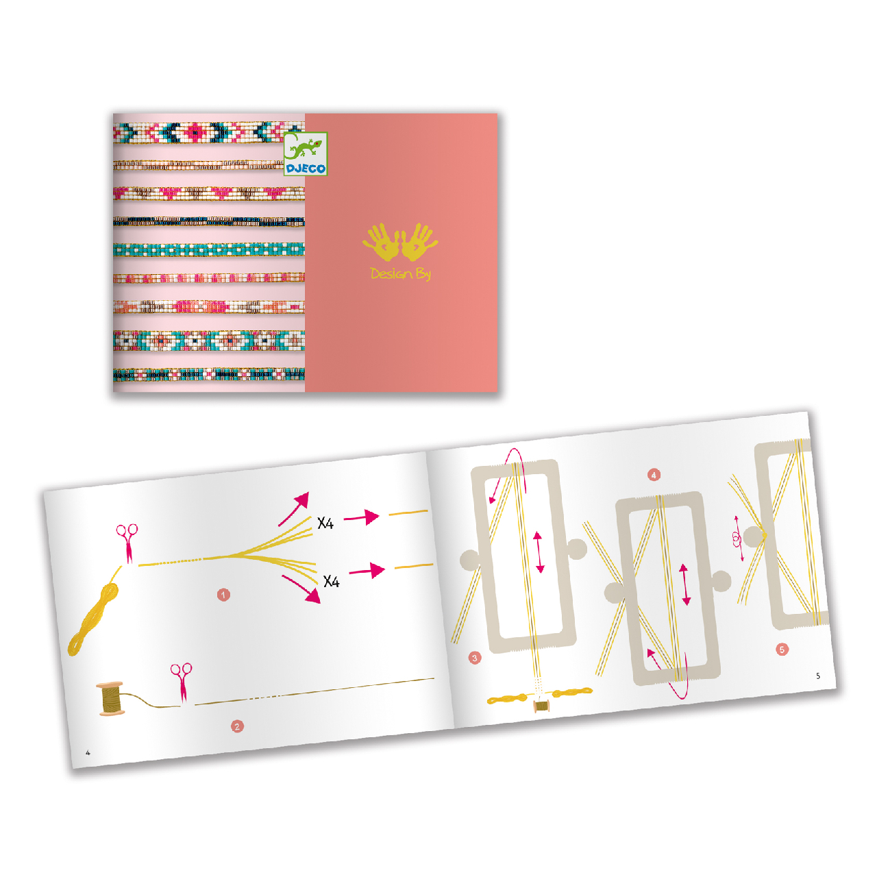 Ékszerkészítő készlet - Karkötők gyöngyszövéssel - Tiny beads