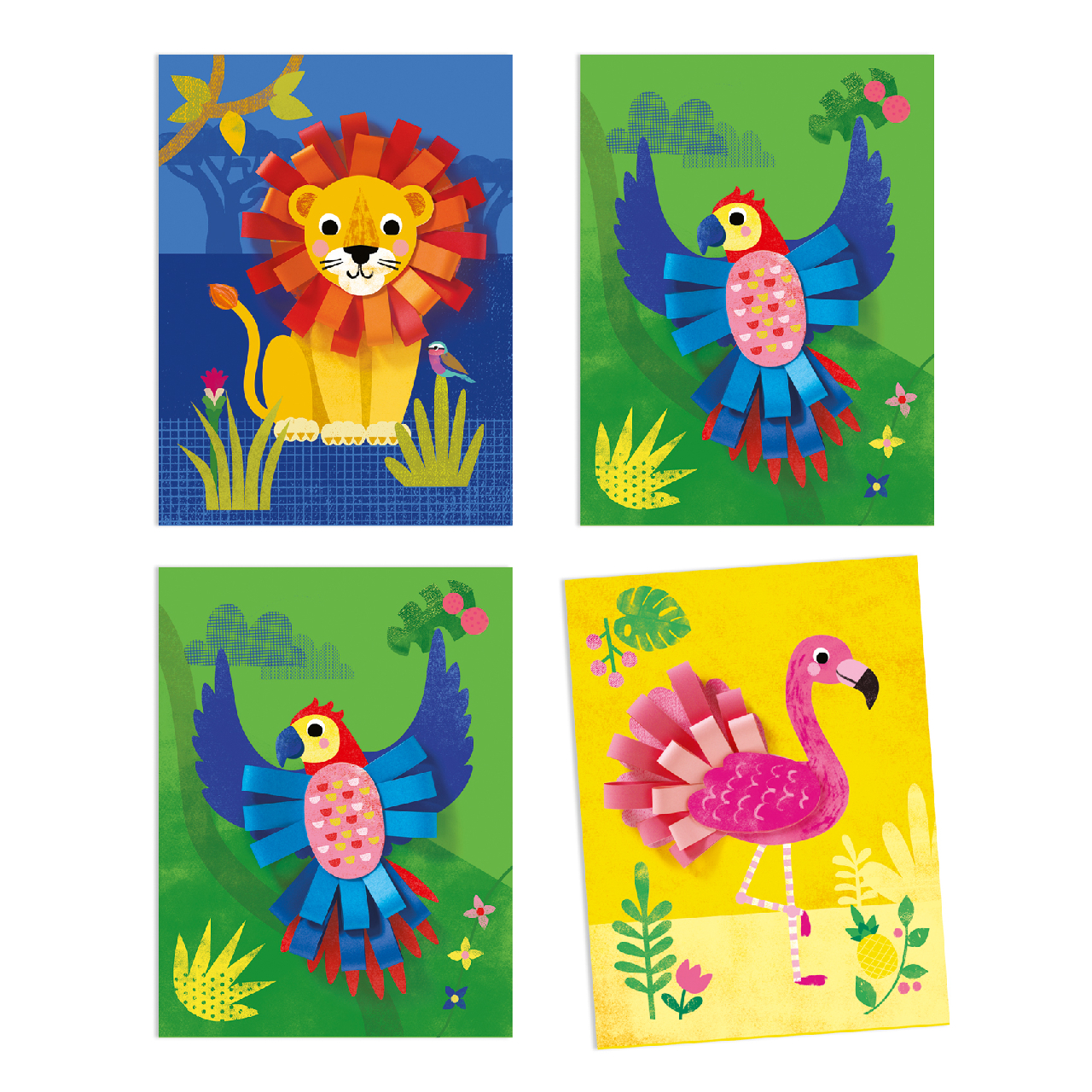 Kollázs műhely - Ragasztgatós képkészítés - With small loops